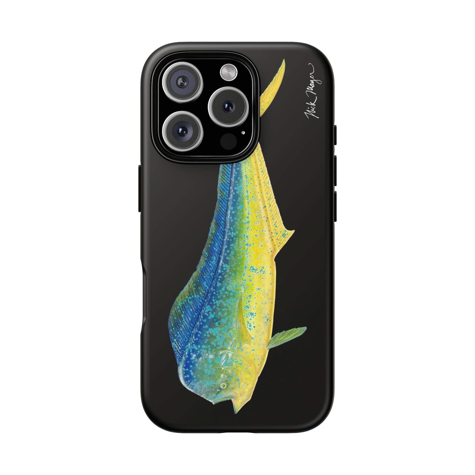 Bull Mahi Black Phone Case (iPhone 16 & Samsung)