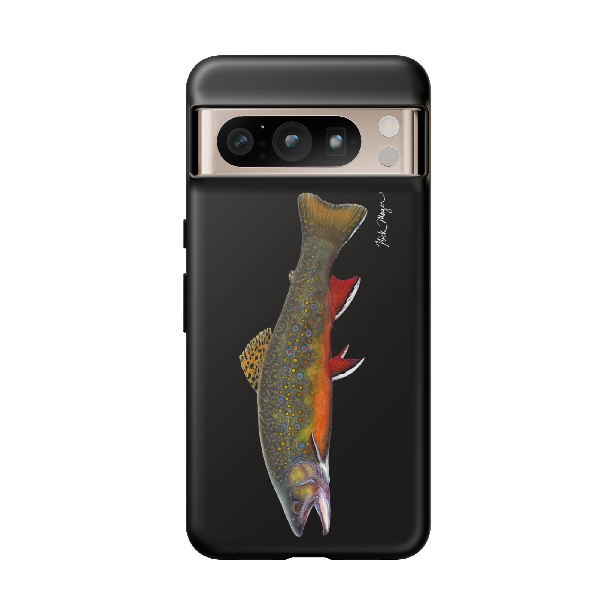 Brook Trout Black Phone Case (Samsung)