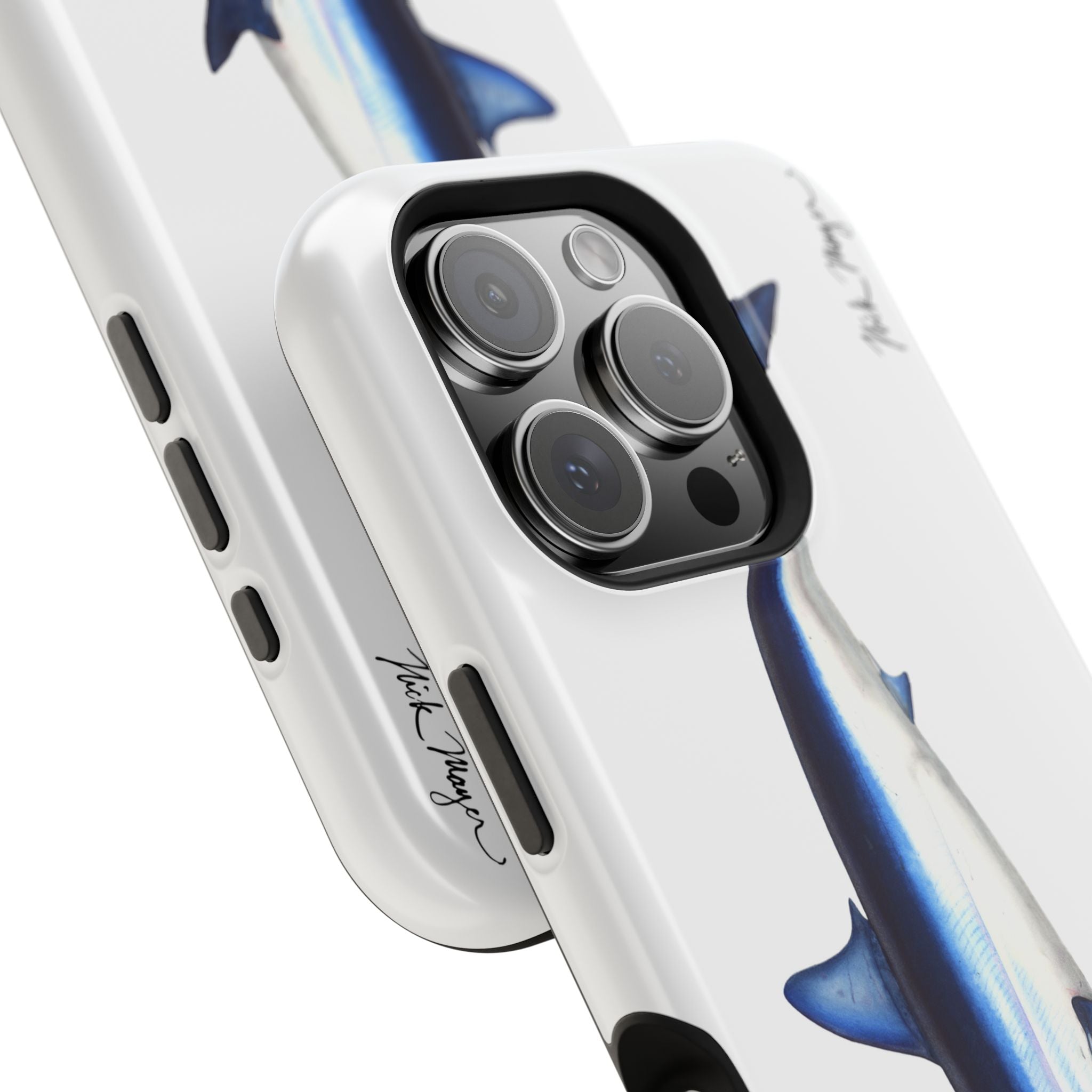 Mako Shark MagSafe White iPhone Case