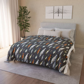 Southern Flats Fish Super Soft Fleece Sherpa Blanket