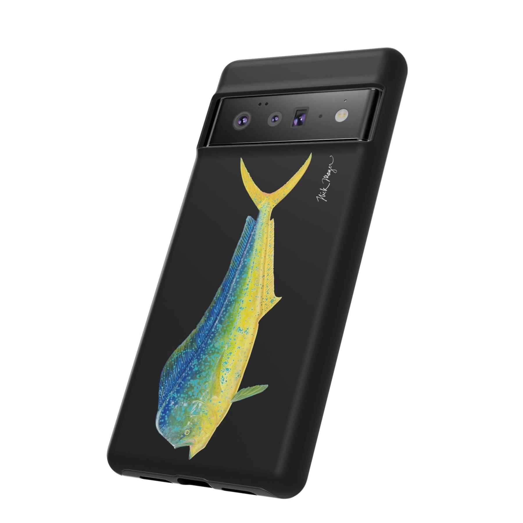 Bull Mahi Black Phone Case (iPhone 16 & Samsung)