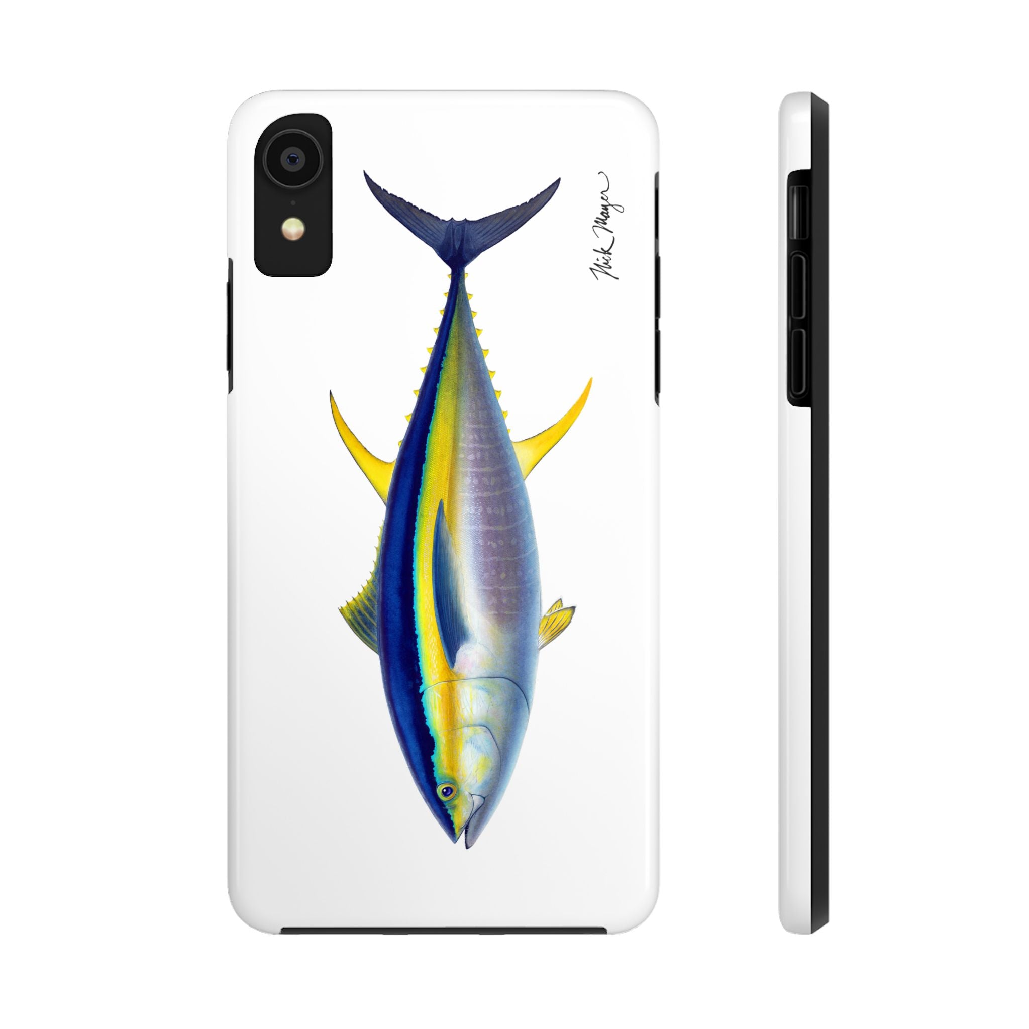 Yellowfin Tuna White Phone Case (iPhone)