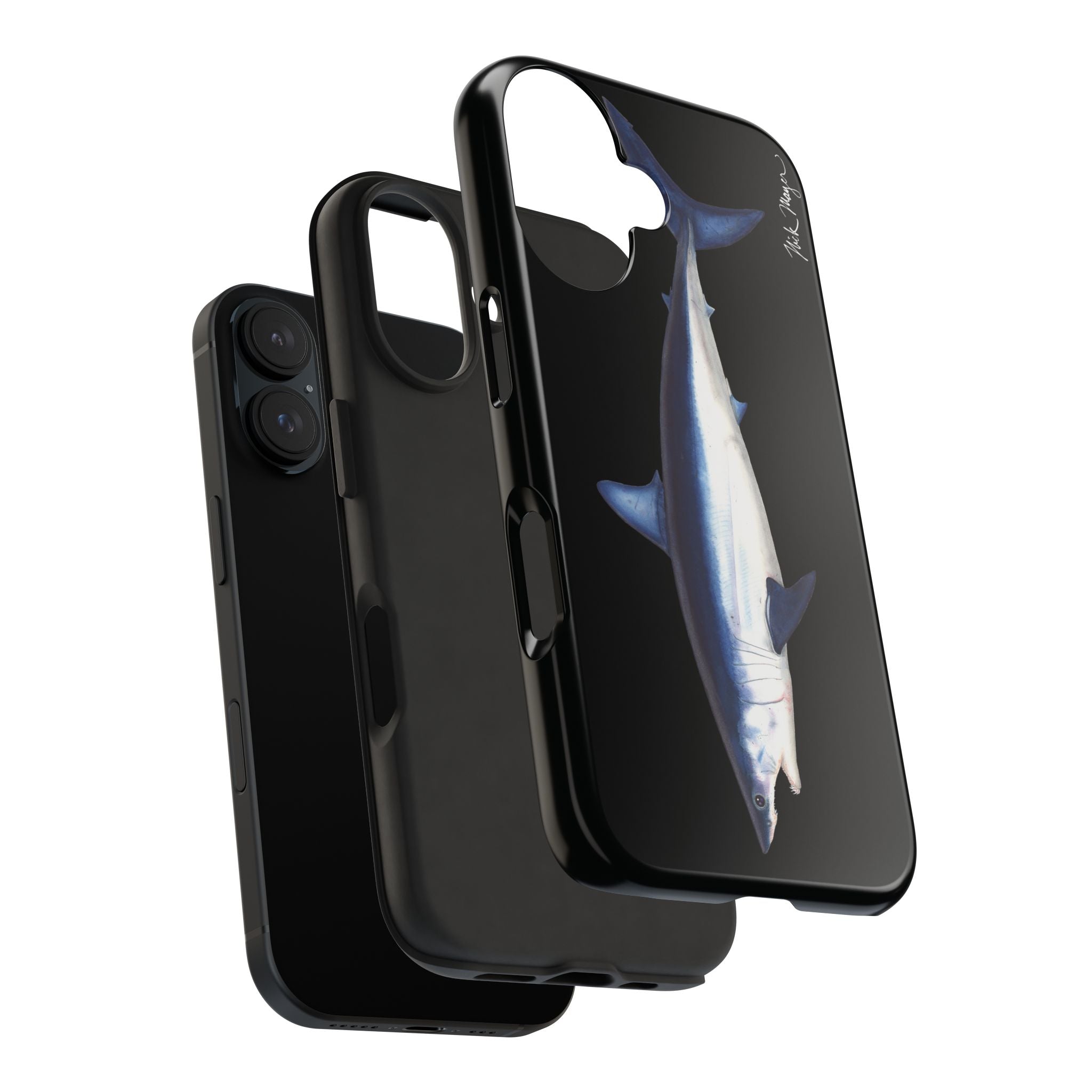 Mako Shark Black iPhone Case