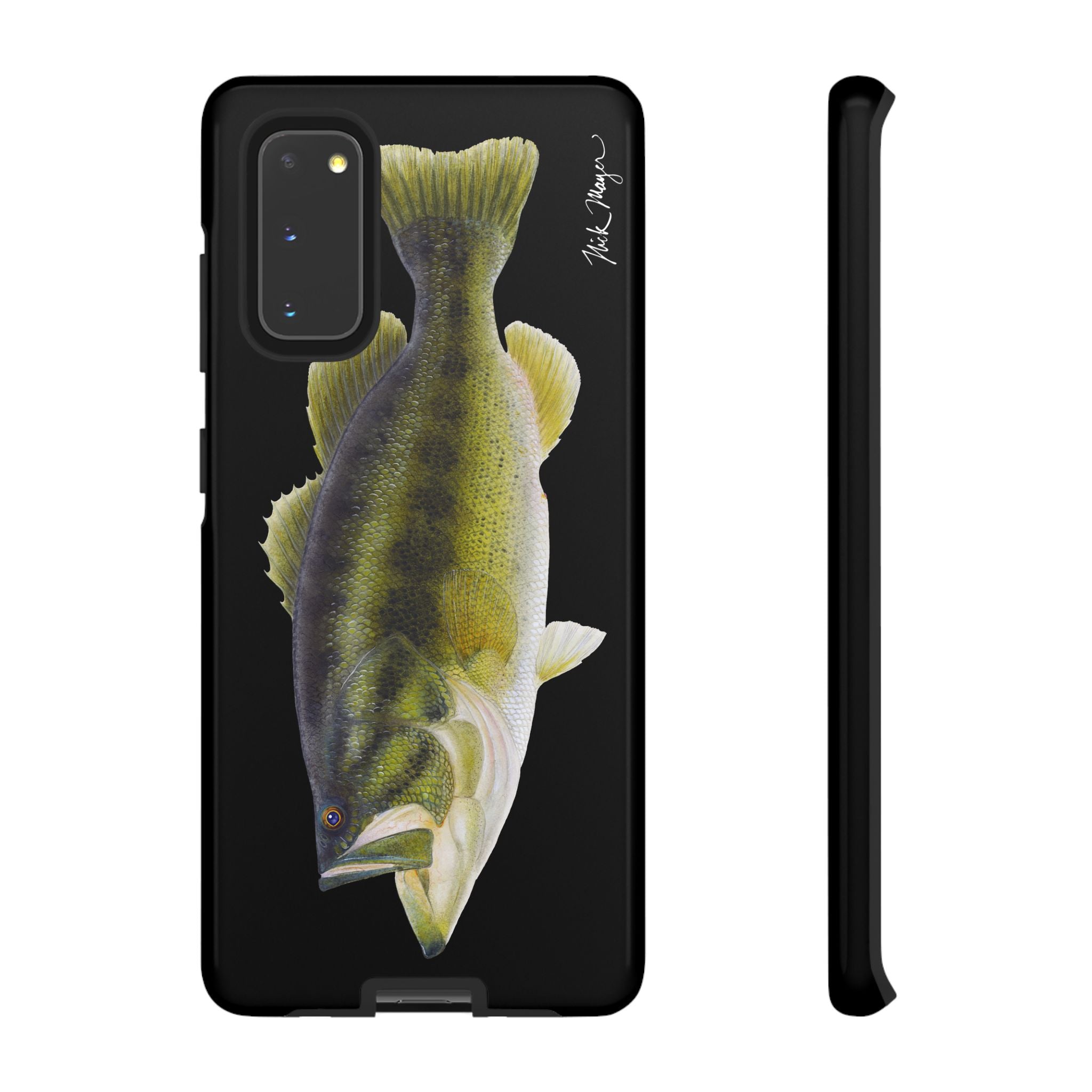 Largemouth Bass Black Phone Case (Samsung)