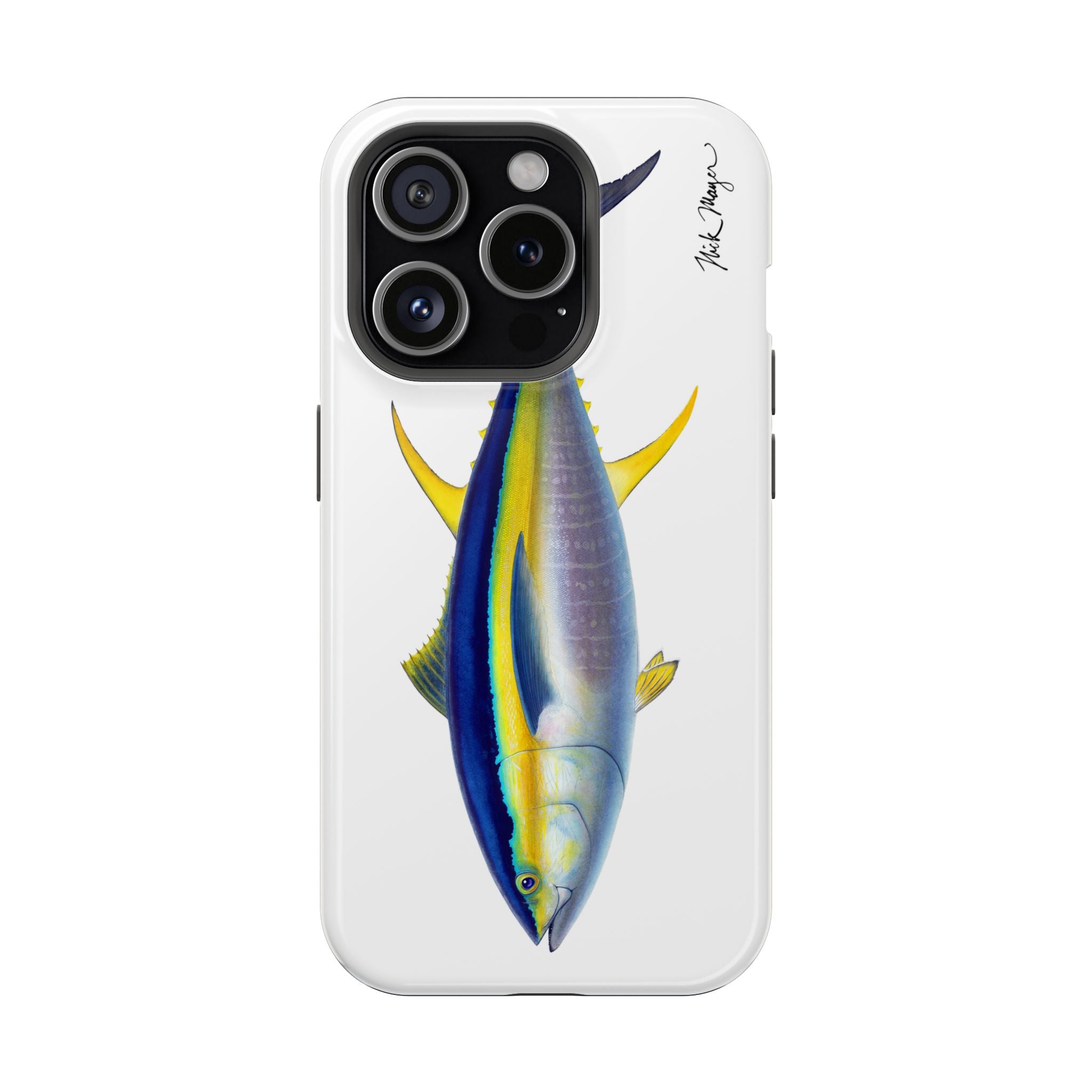 Yellowfin Tuna MagSafe White iPhone Case