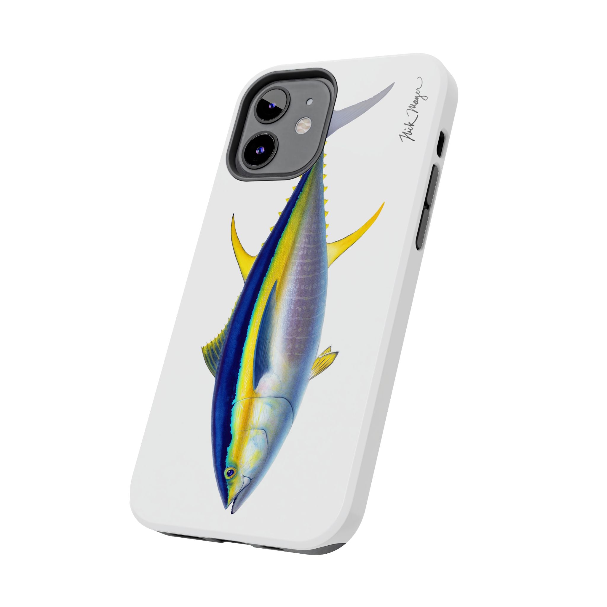 Yellowfin Tuna White Phone Case (iPhone)