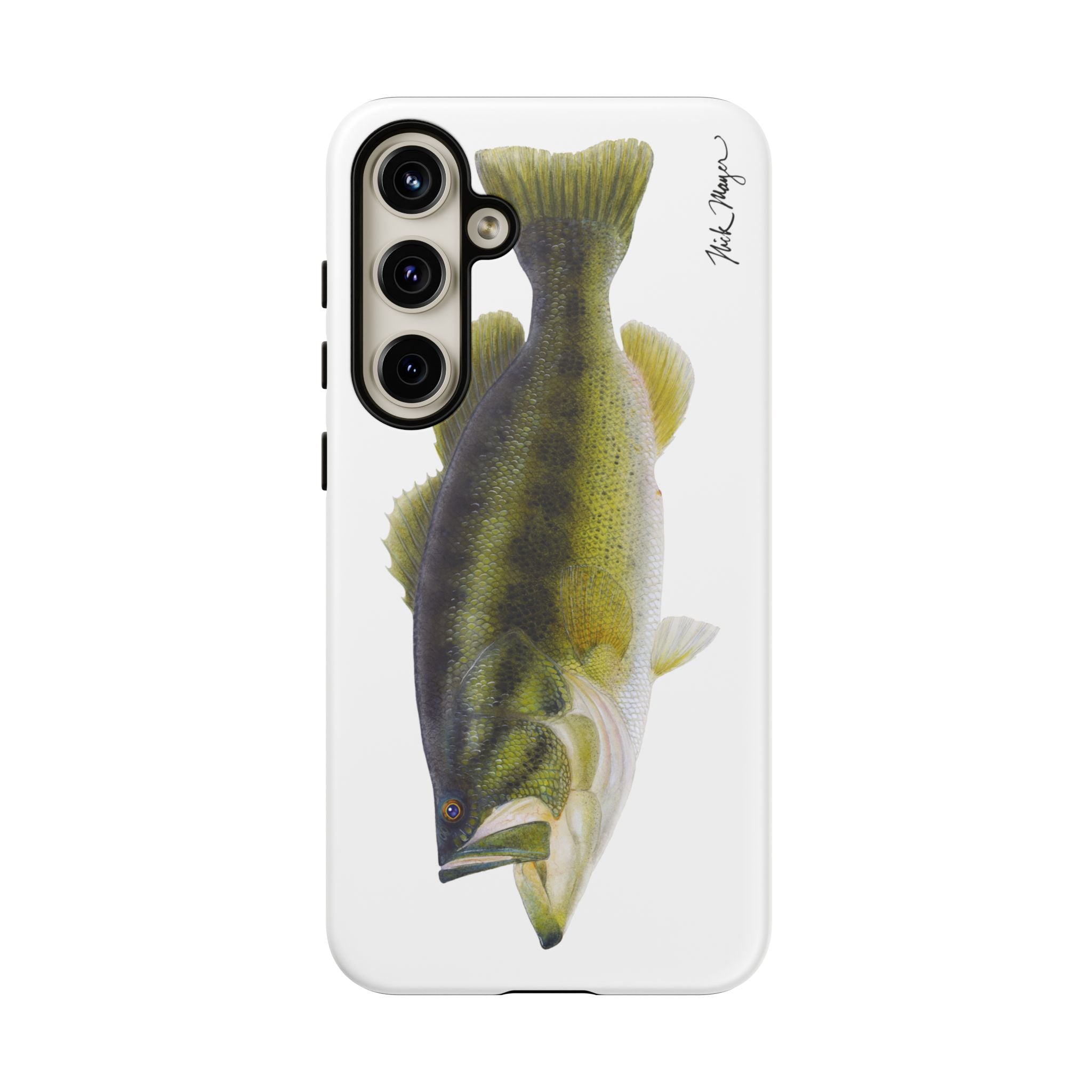 Largemouth Bass White Phone Case (Samsung)