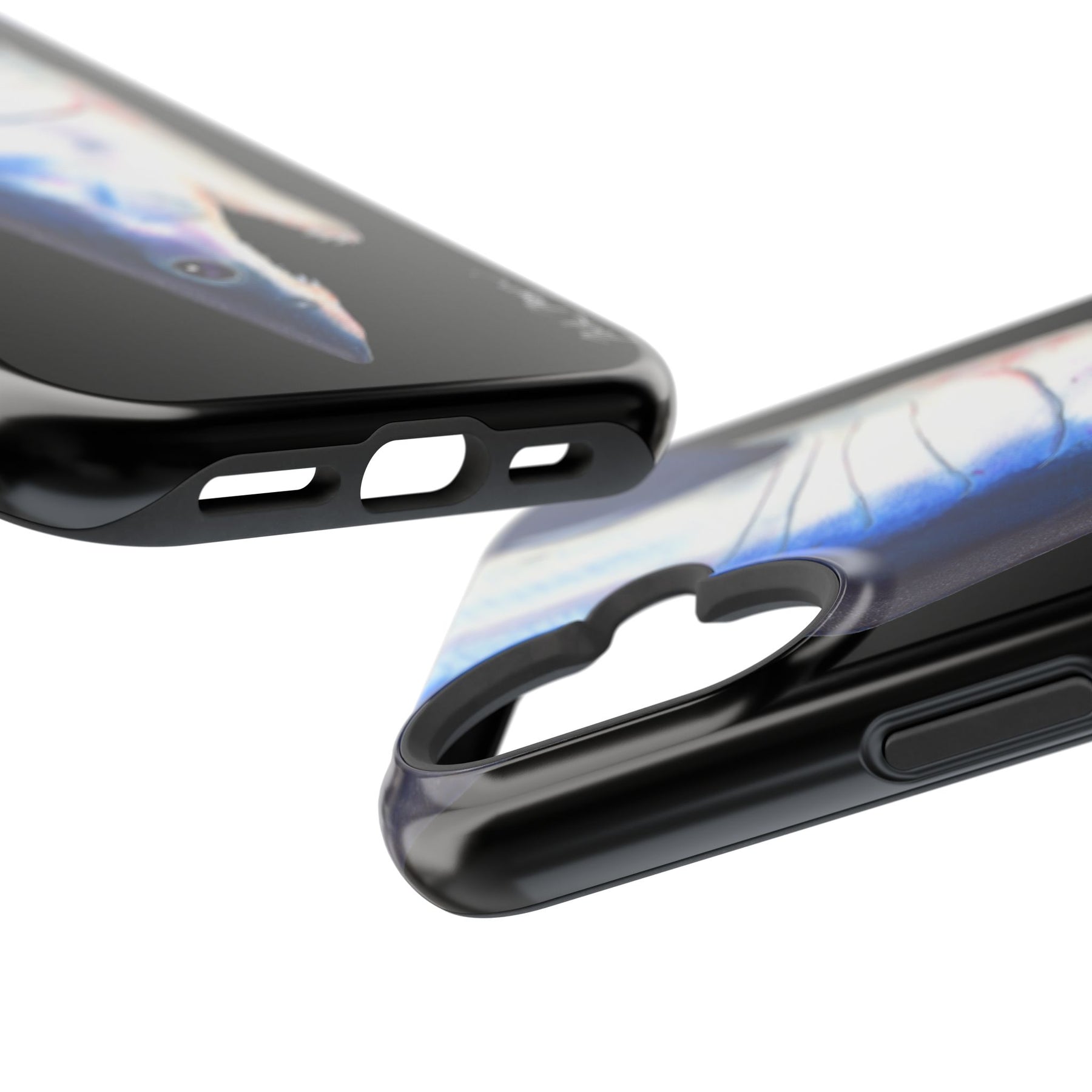 Mako Shark Face MagSafe Black iPhone Case