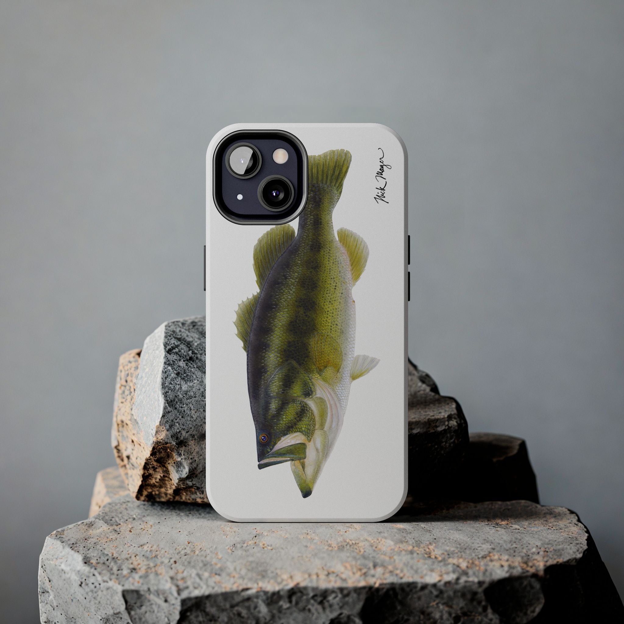 Largemouth Bass White Phone Case (iPhone)