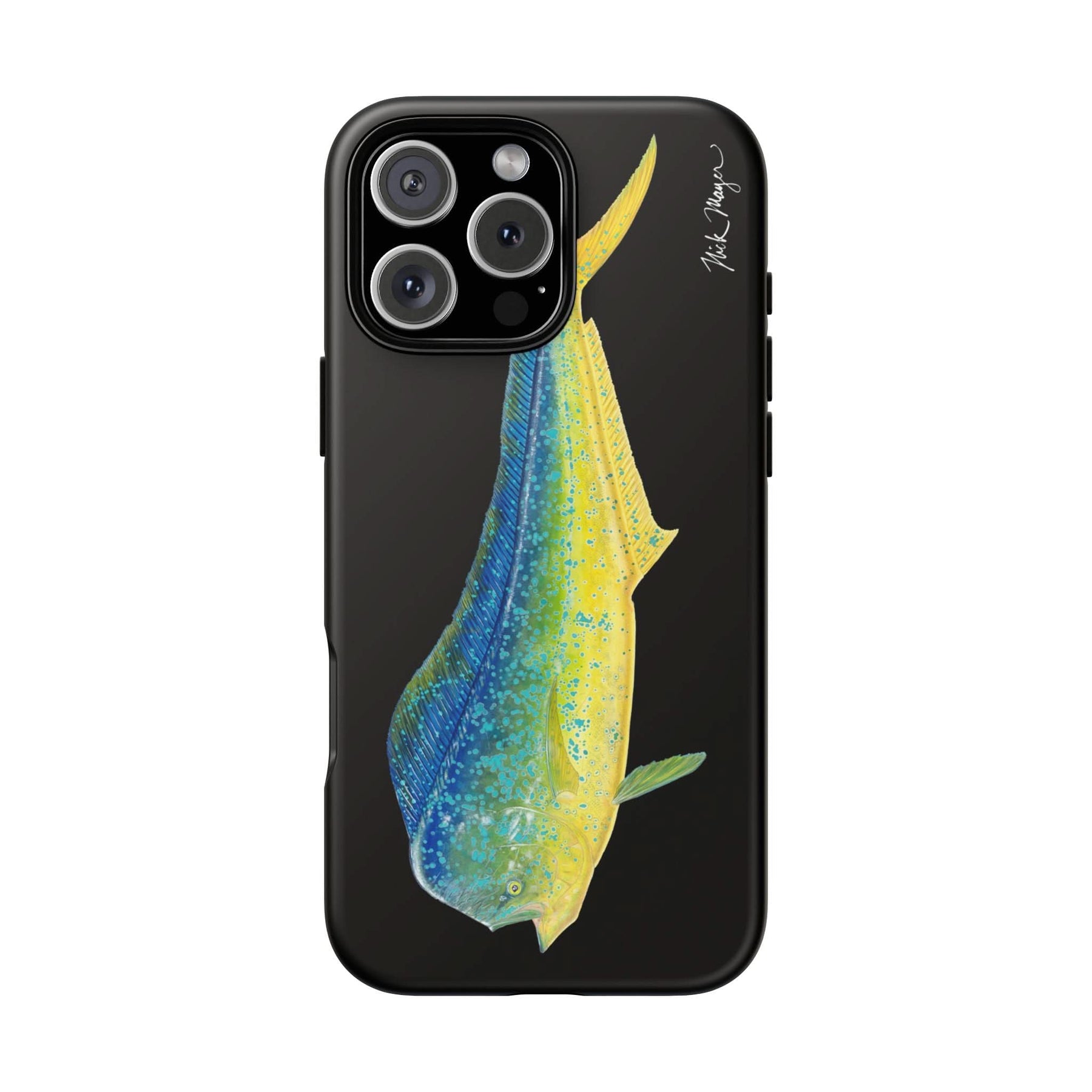 Bull Mahi Black Phone Case (iPhone 16 & Samsung)