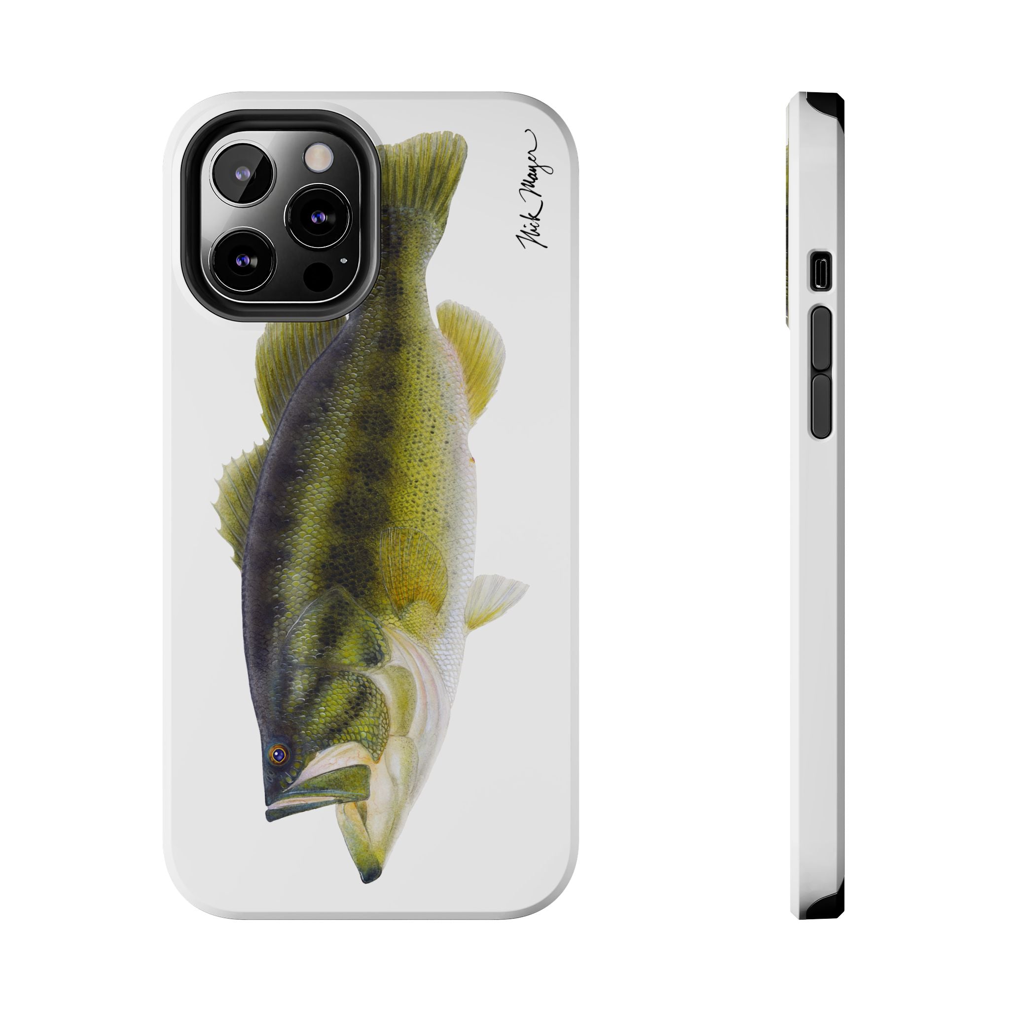 Largemouth Bass White Phone Case (iPhone)