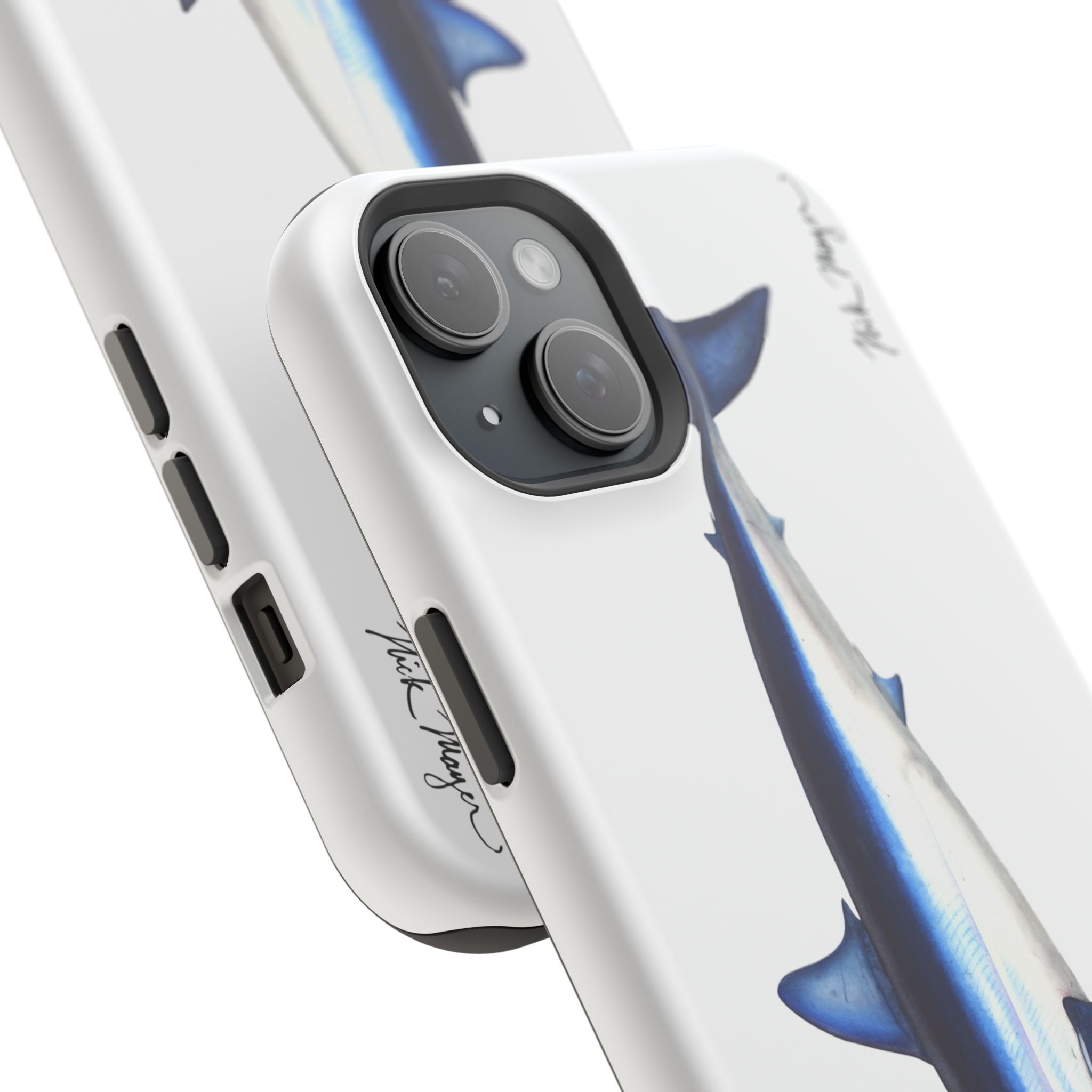 Mako Shark MagSafe White iPhone Case