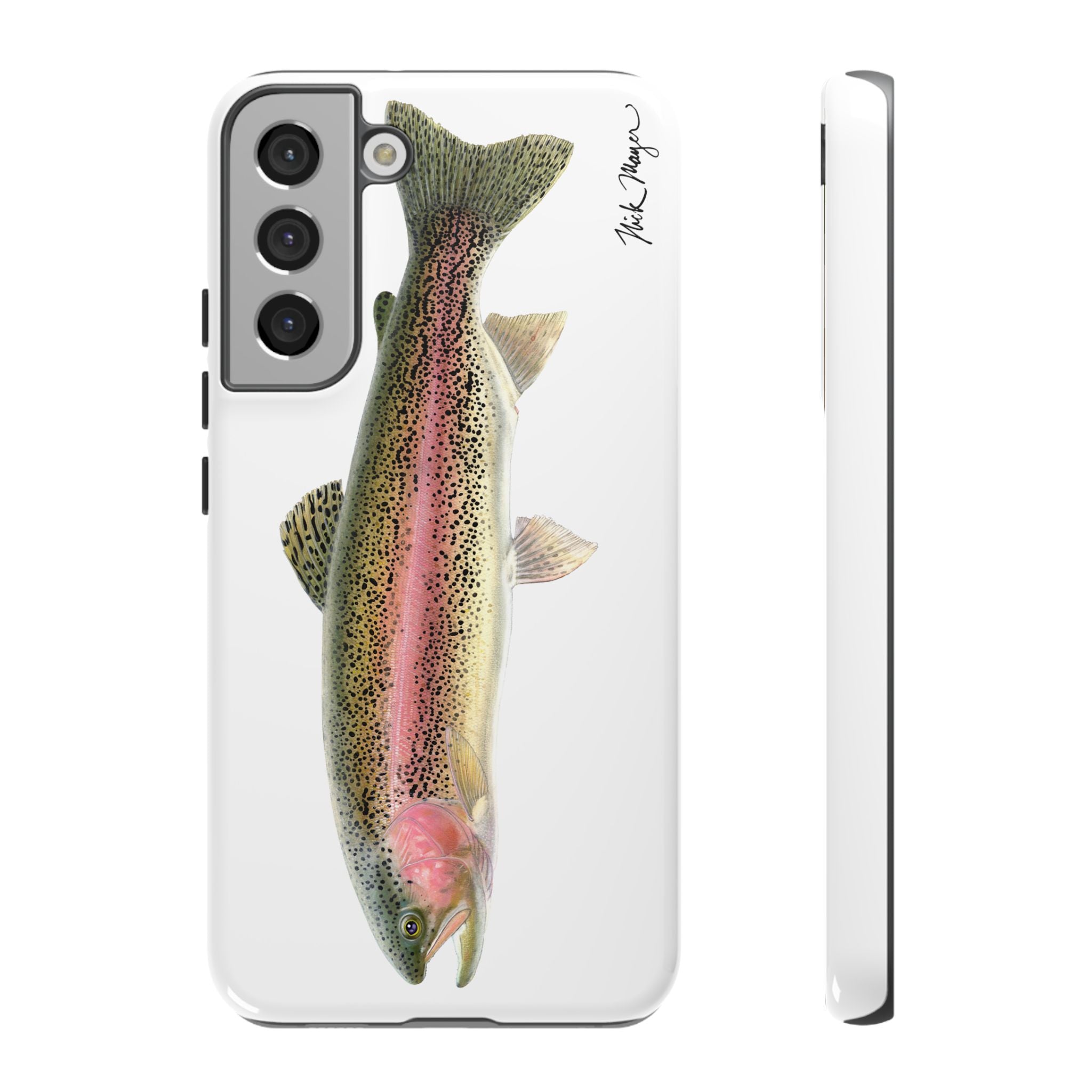 Rainbow Trout White Phone Case (Samsung)