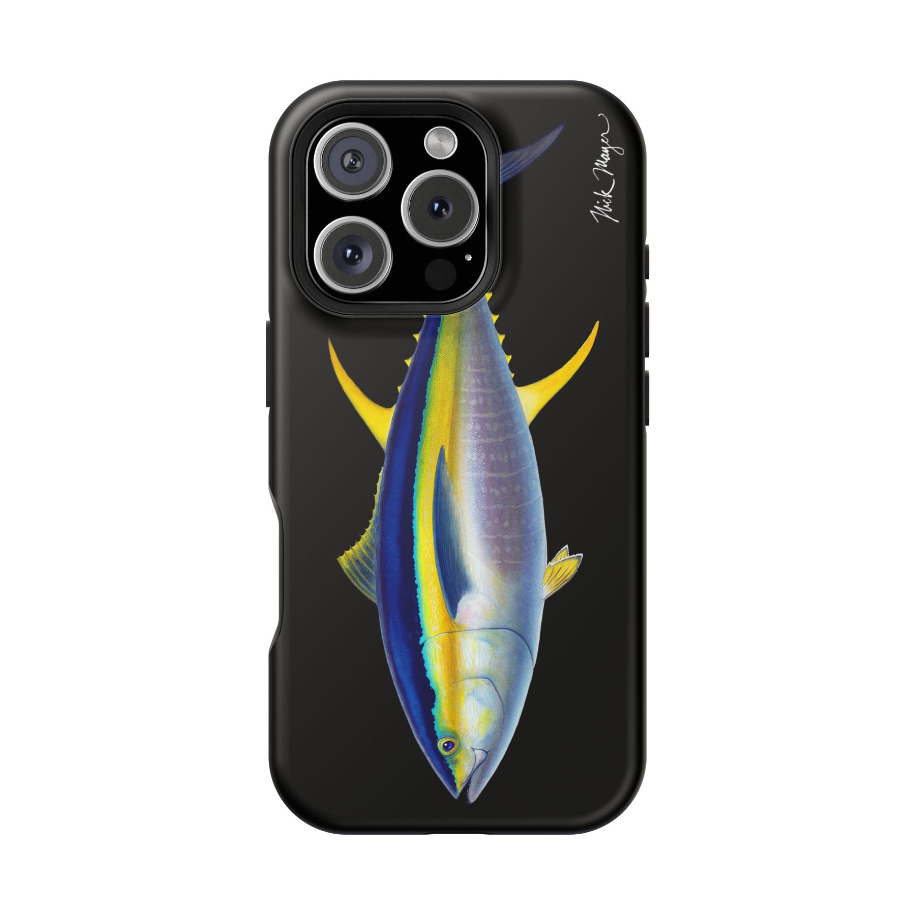 Yellowfin Tuna MagSafe Black iPhone Case