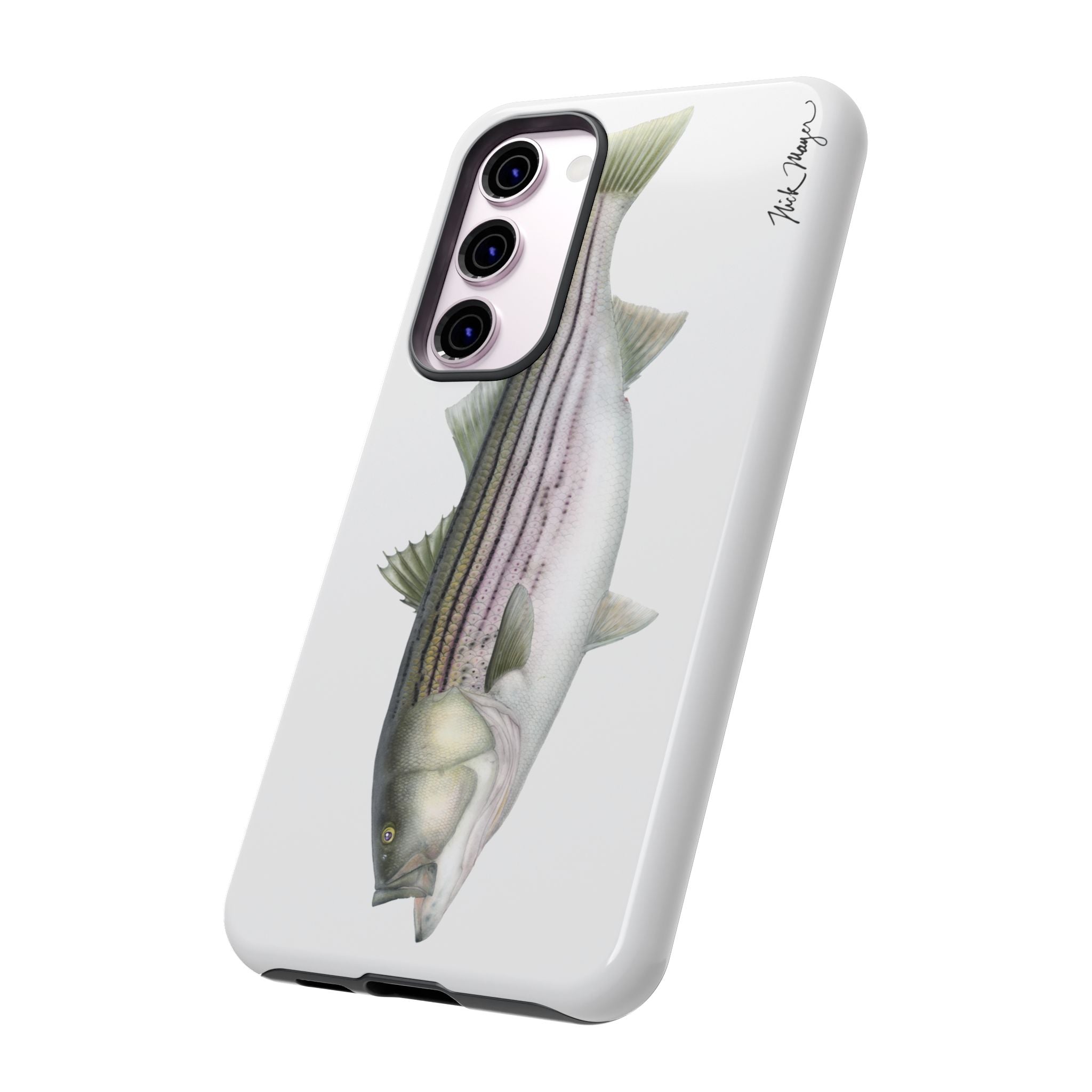 30 lb Striper White Phone Case (Samsung)