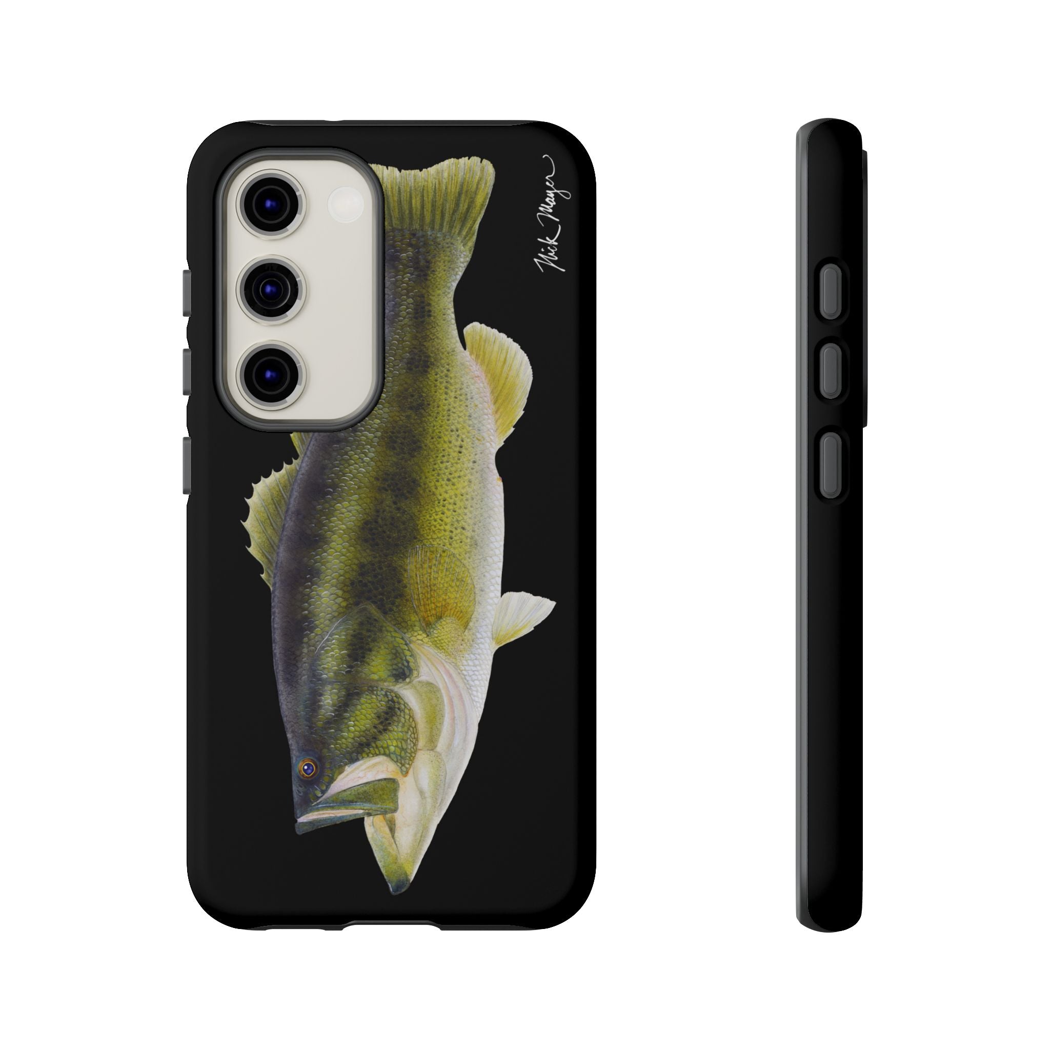 Largemouth Bass Black Phone Case (Samsung)