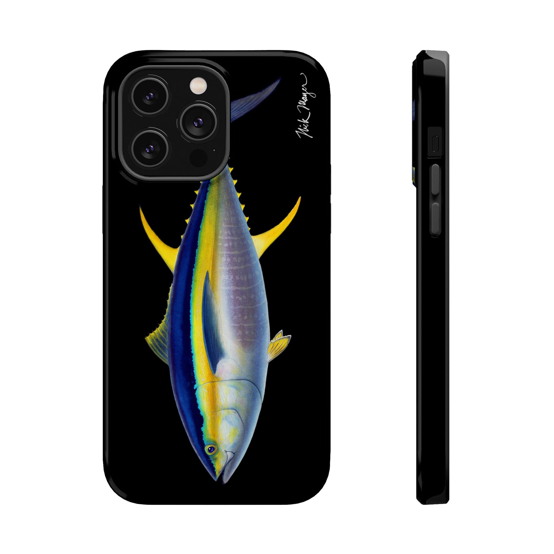 Yellowfin Tuna MagSafe Black iPhone Case