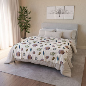 Seashells Super Soft Fleece Sherpa Blanket