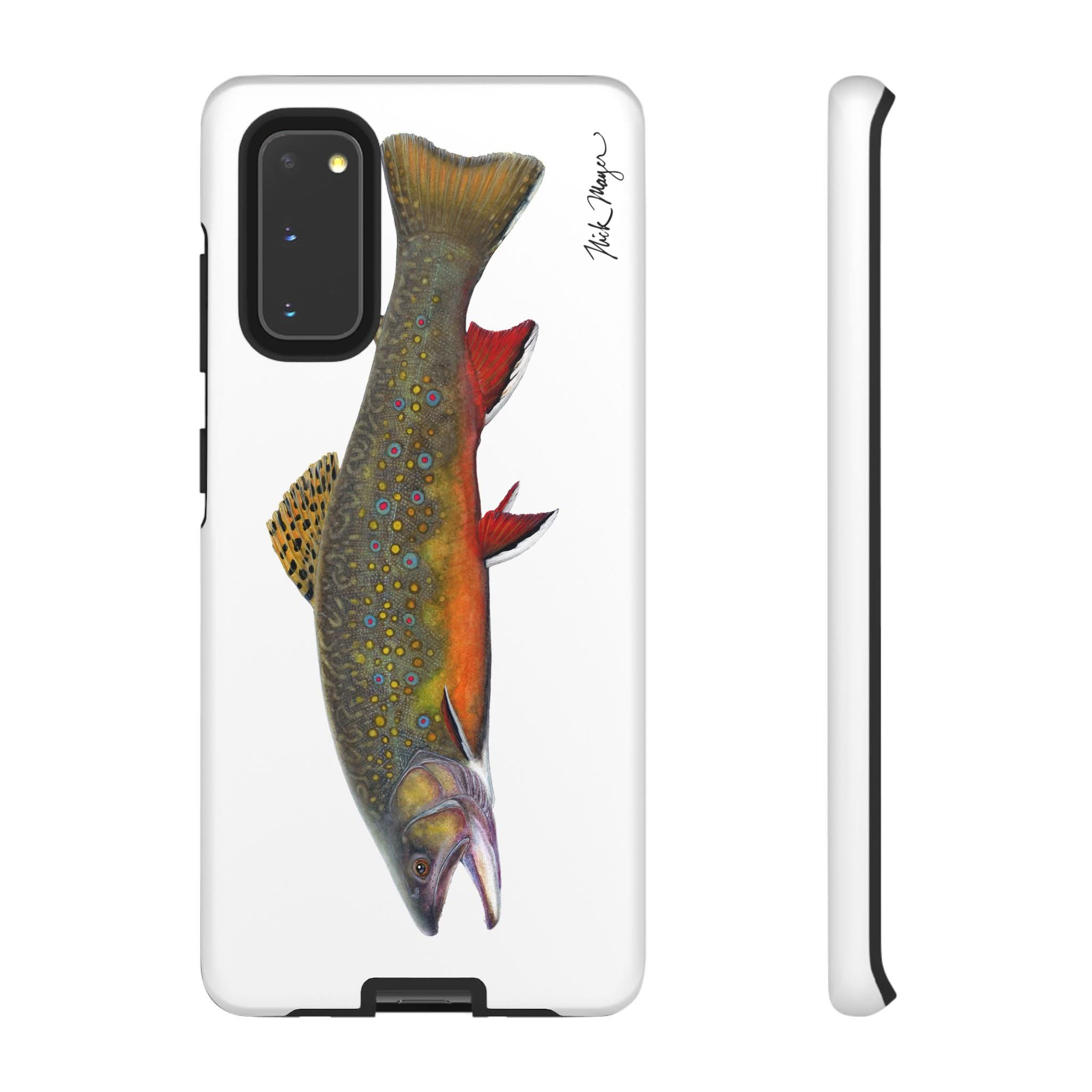 Brook Trout White Phone Case (Samsung)