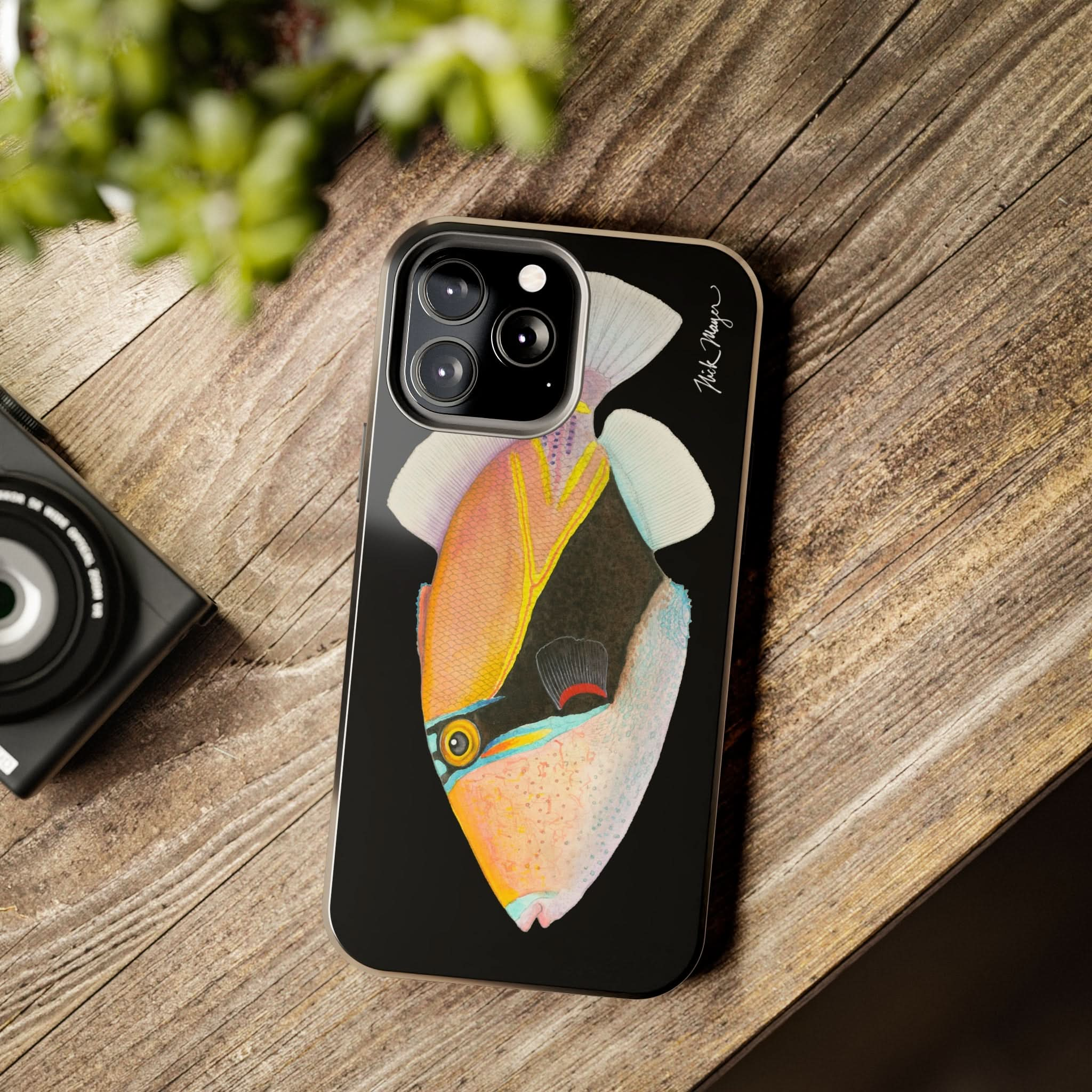 Humuhumunukunukuapua'a Black Phone Case (iPhone)