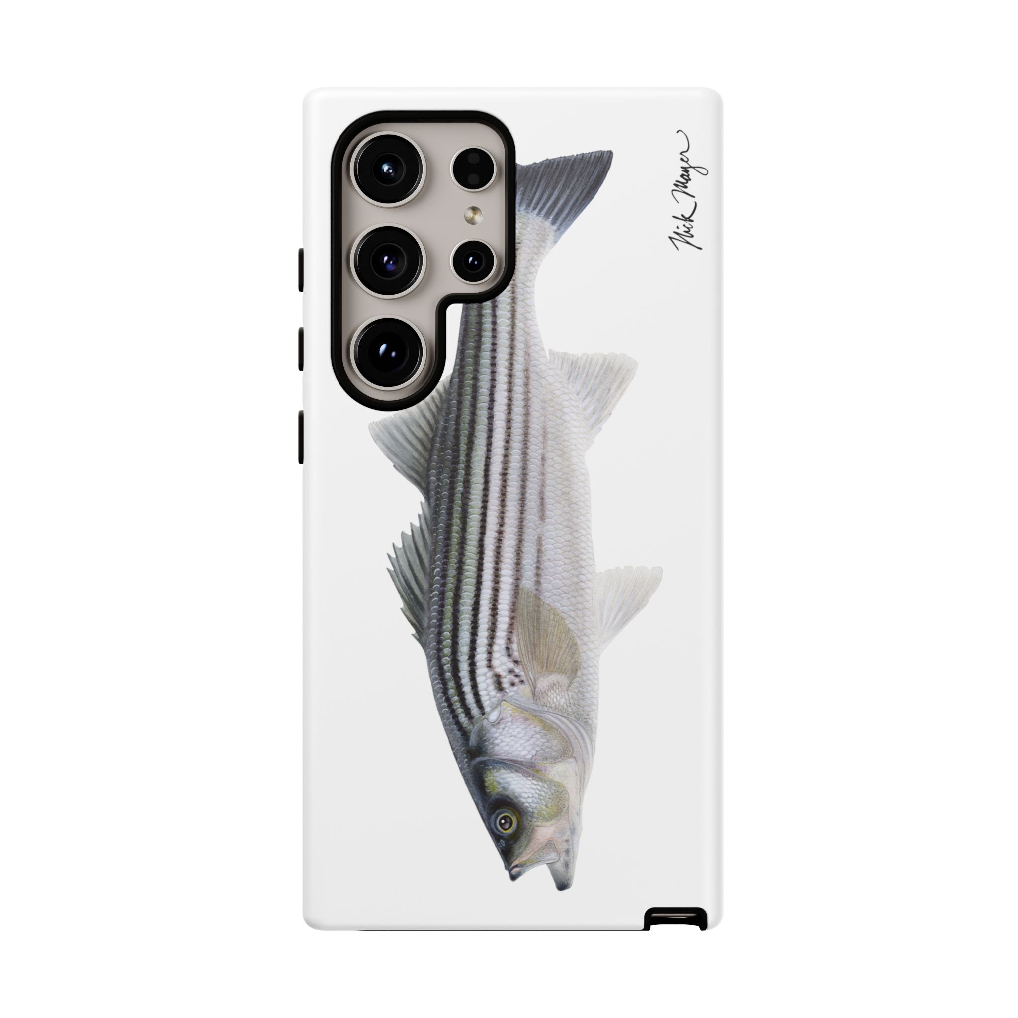 Schoolie Striper White Phone Case (Samsung)