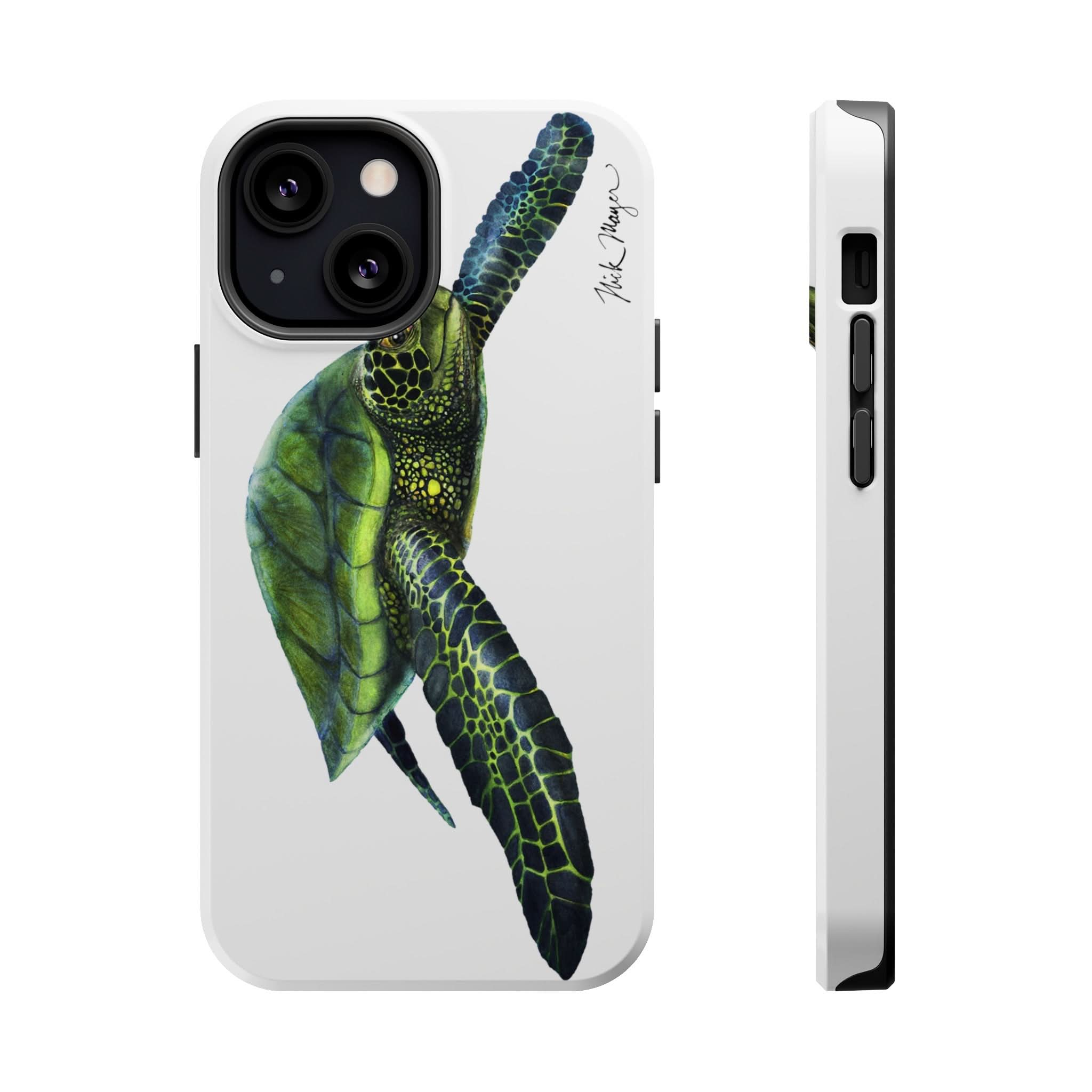 Green Sea Turtle MagSafe iPhone Case