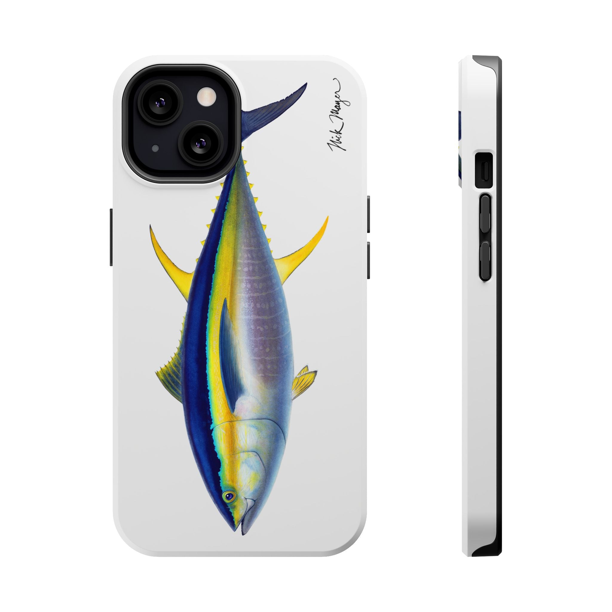 Yellowfin Tuna MagSafe White iPhone Case