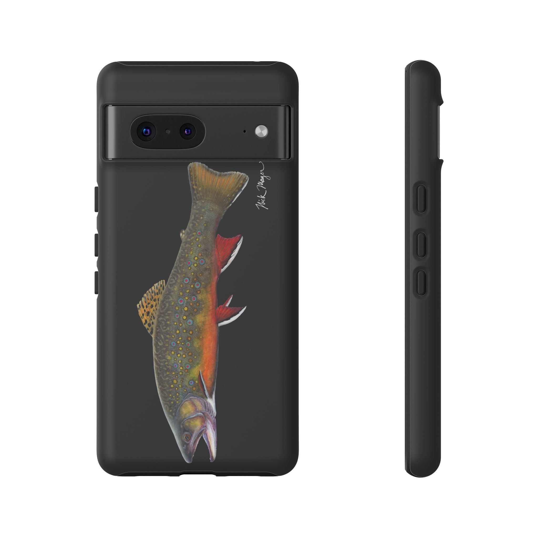 Brook Trout Black Phone Case (Samsung)