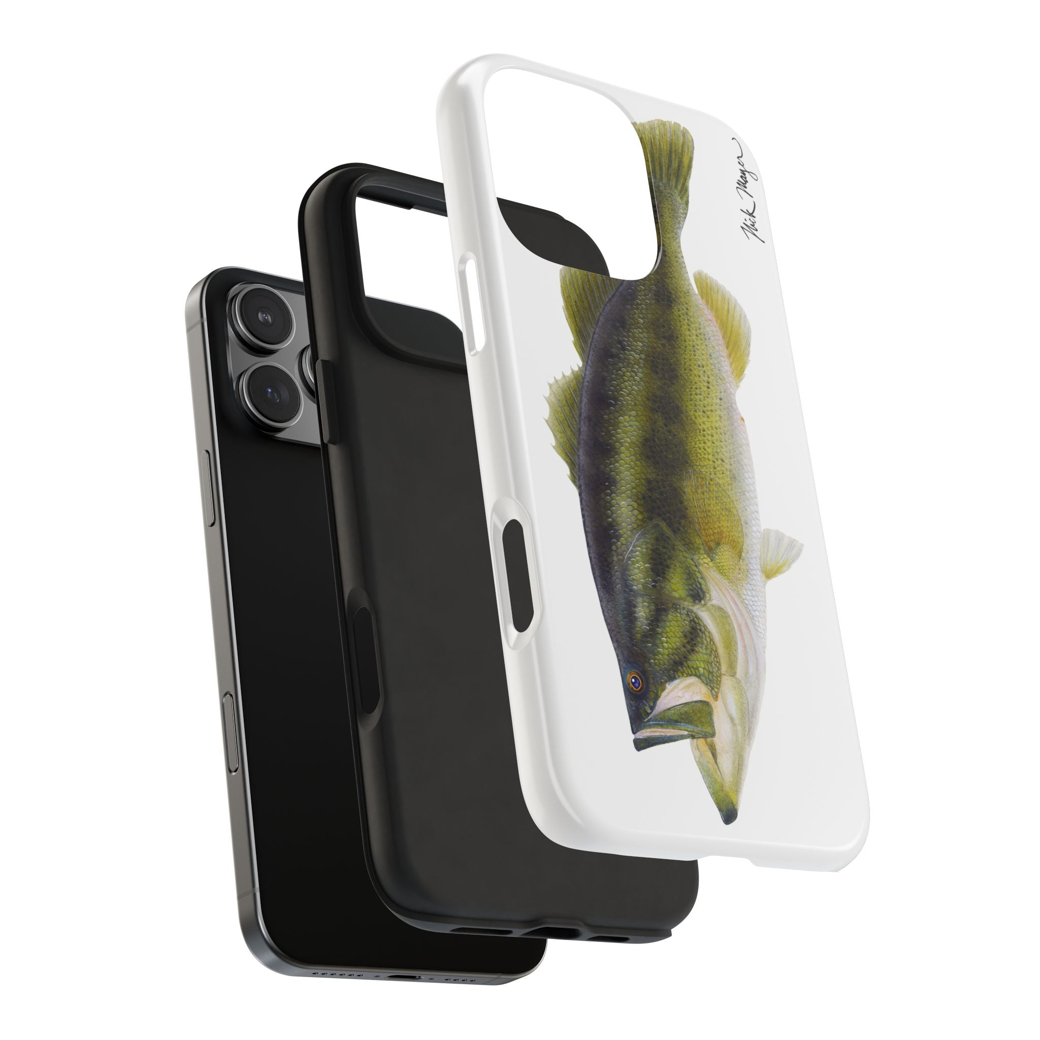 Largemouth Bass White Phone Case (iPhone)