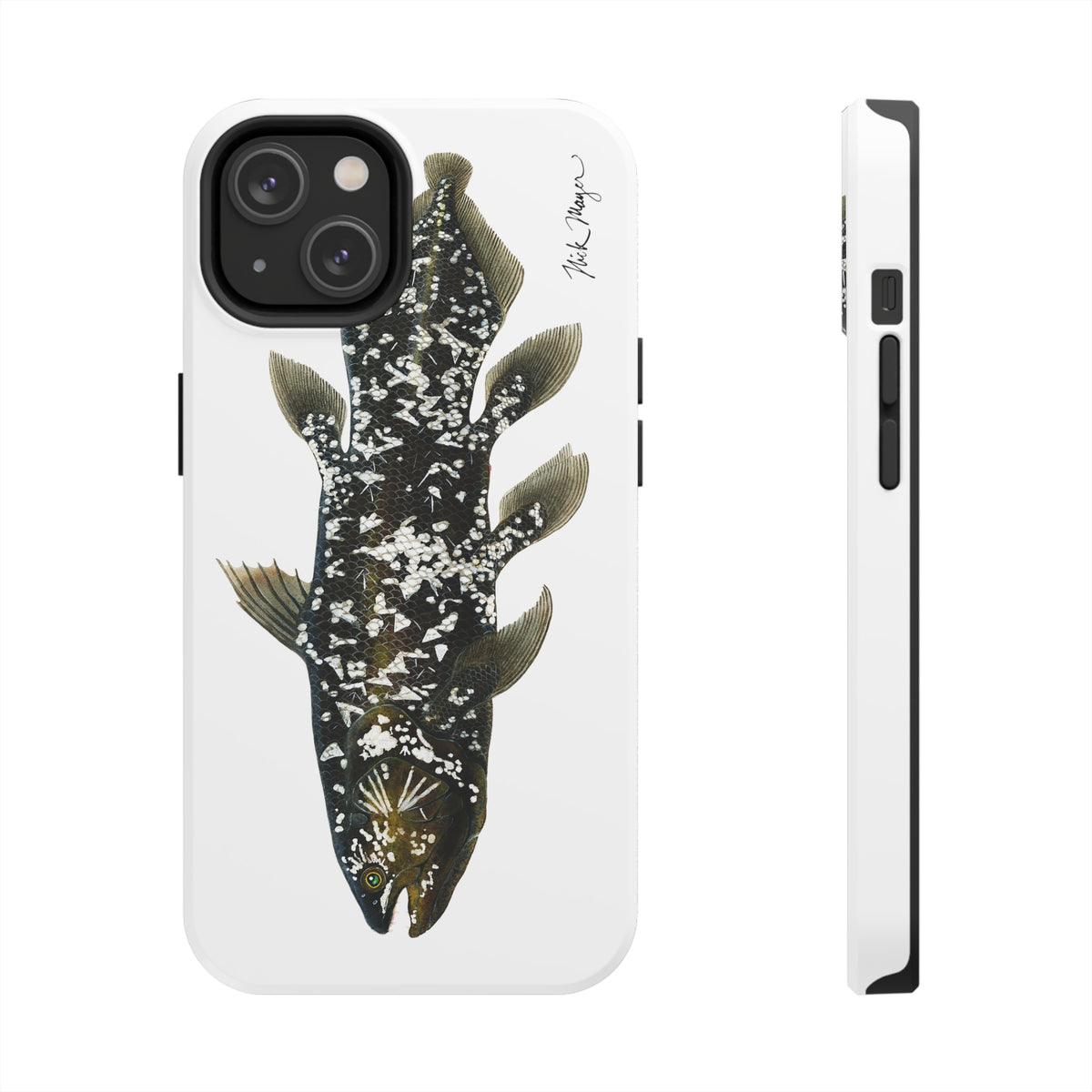 Fish Holding a Fishing Pole iPhone 15 Pro Case by CSA Images - Fine Art  America