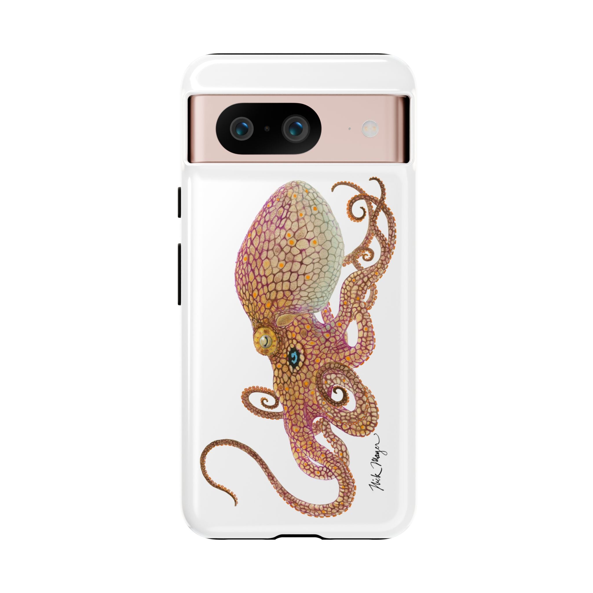 Two Spot Octopus White Phone Case (Samsung)