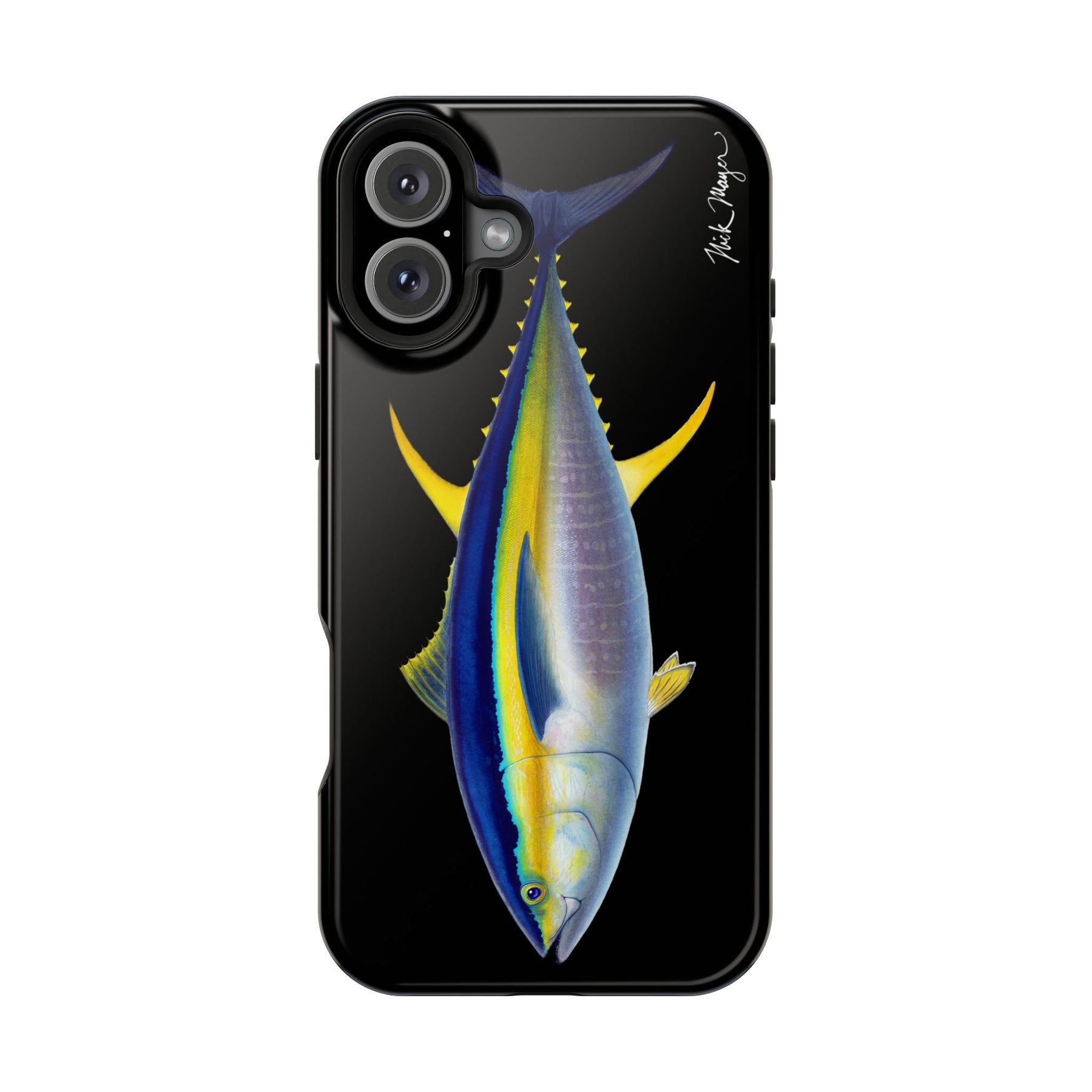 Yellowfin Tuna MagSafe Black iPhone Case