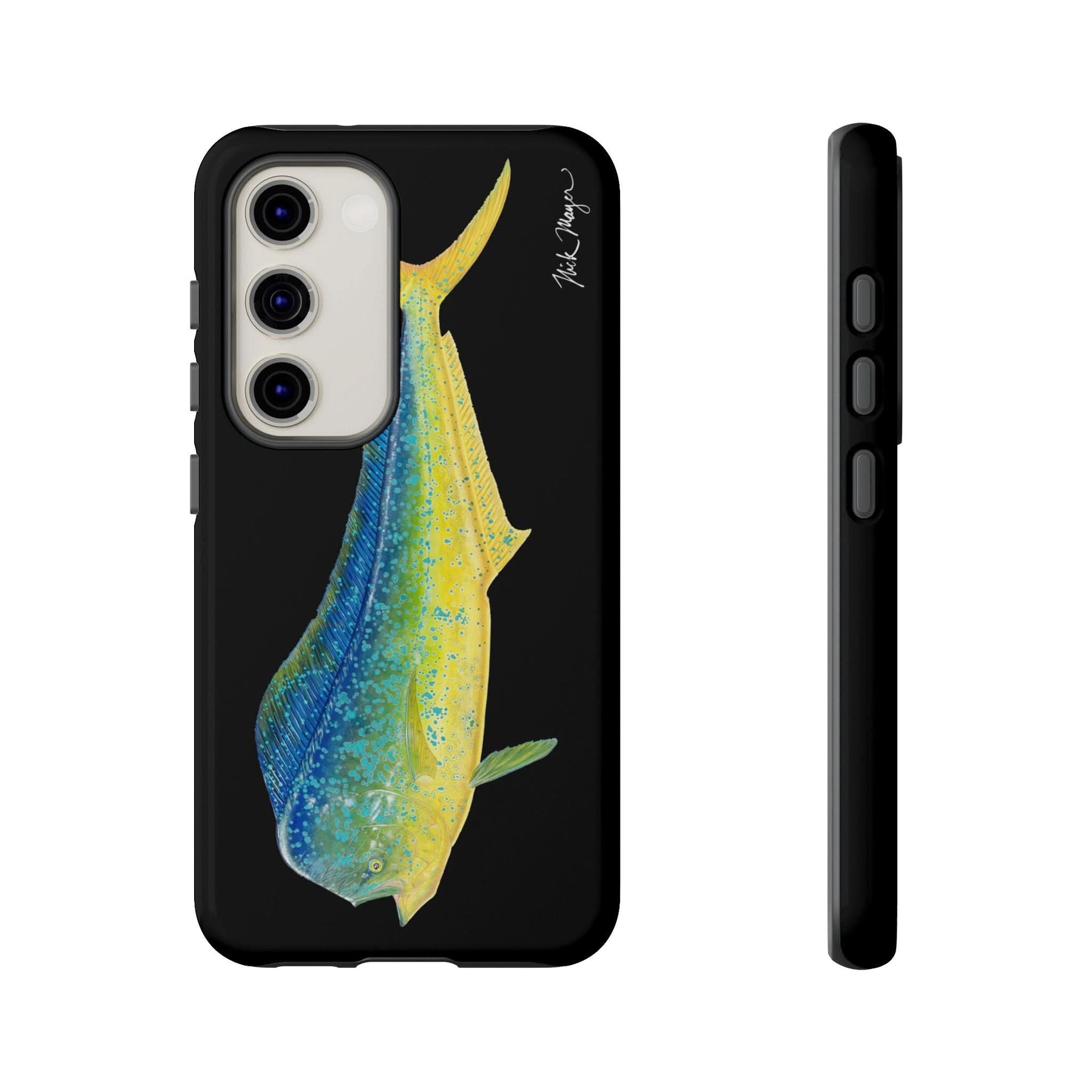 Bull Mahi Black Phone Case (iPhone 16 & Samsung)