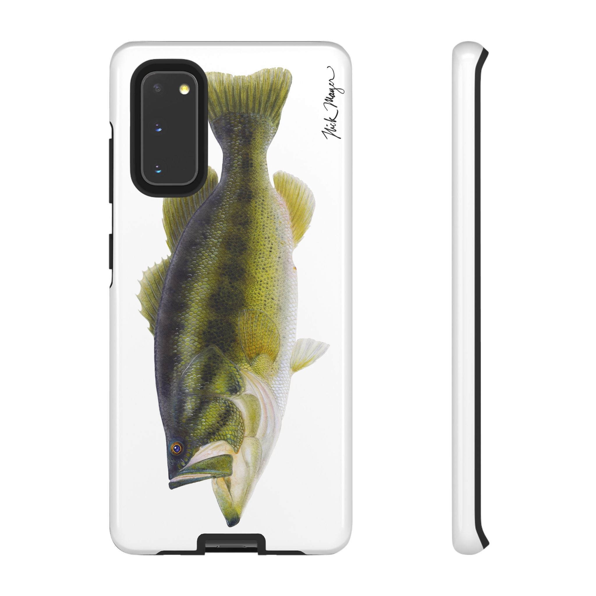 Largemouth Bass White Phone Case (Samsung)