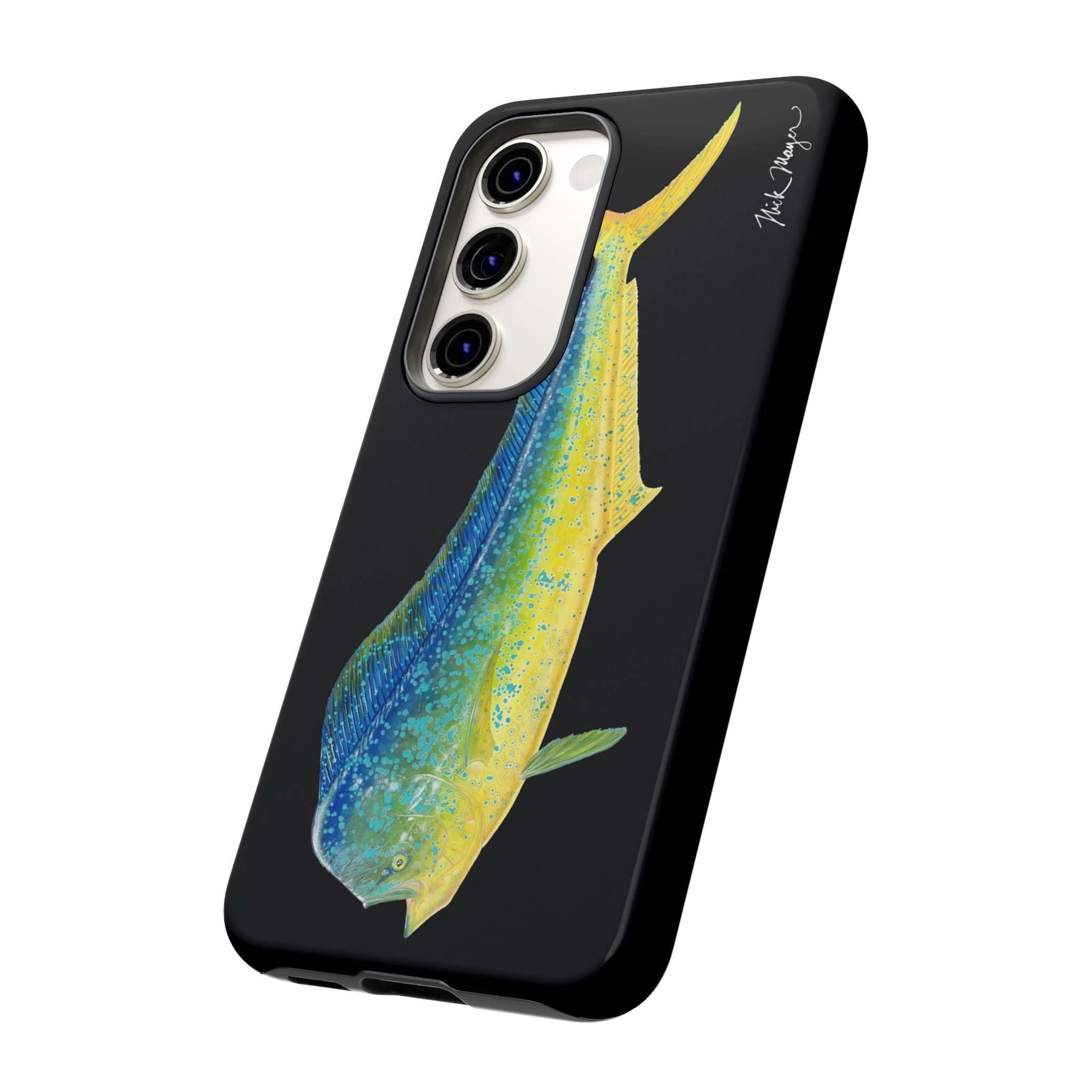 Bull Mahi Black Phone Case (iPhone 16 & Samsung)