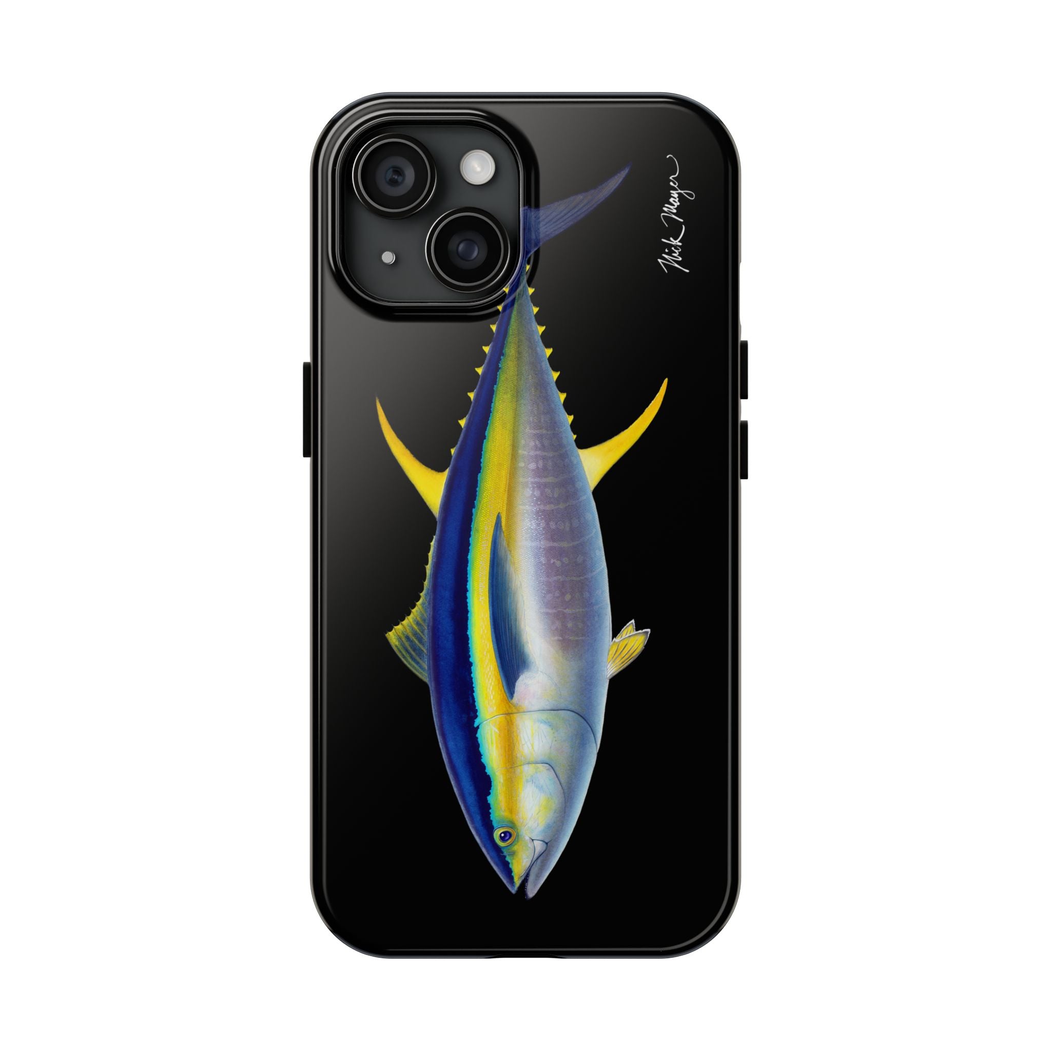 Yellowfin Tuna Black Phone Case (iPhone)