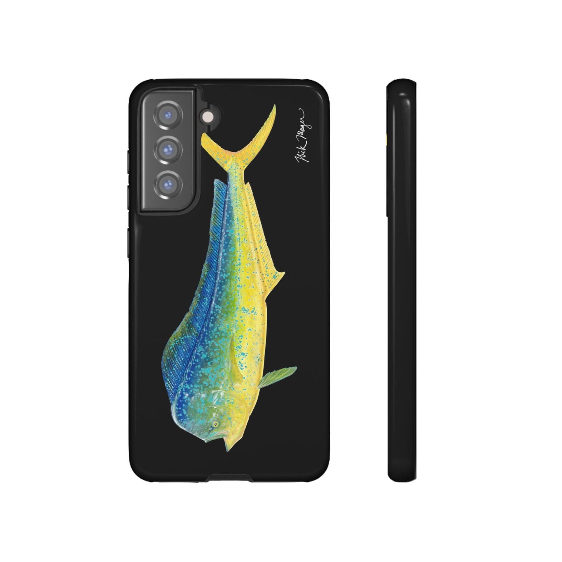 Bull Mahi Black Phone Case (iPhone 16 & Samsung)