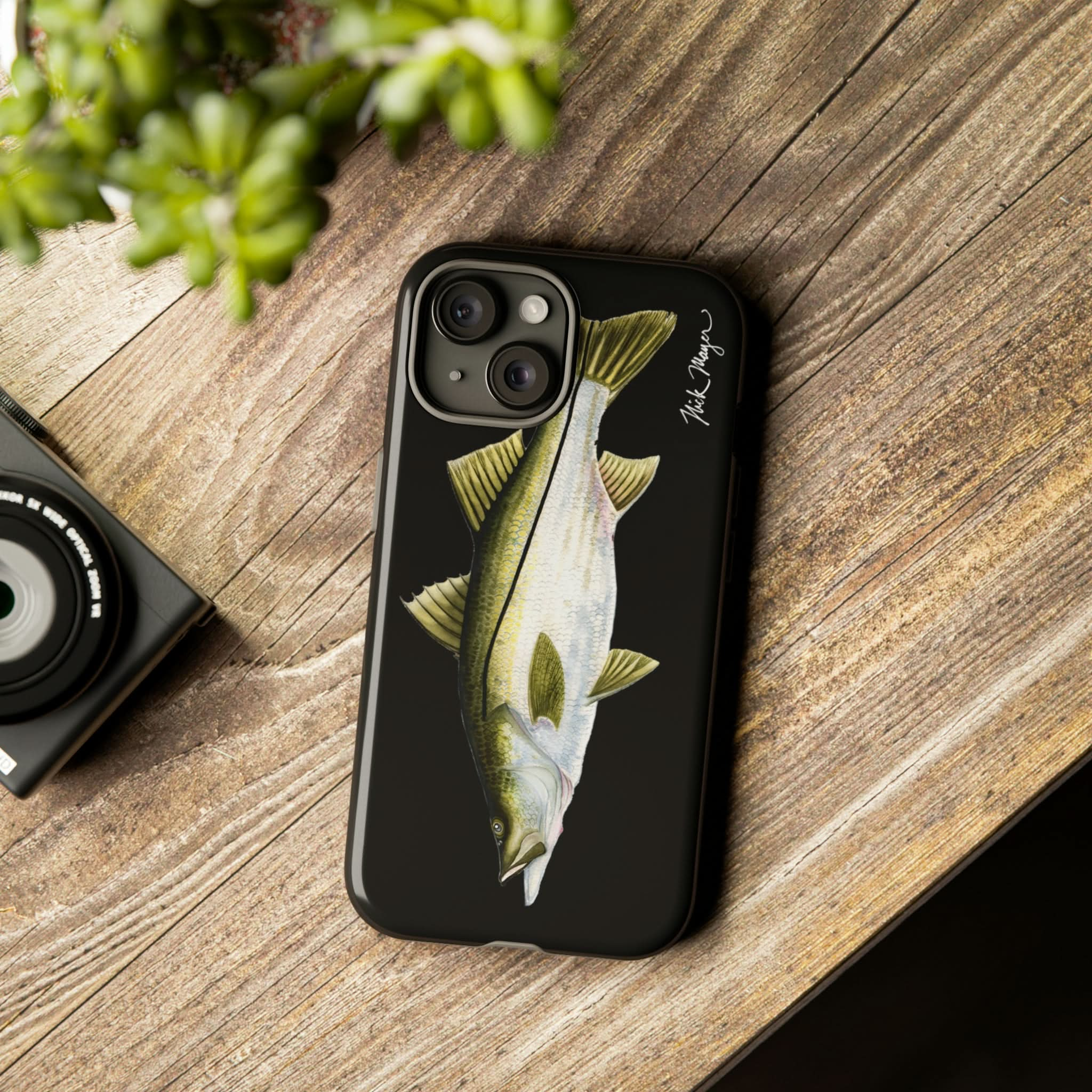 Snook Black iPhone 15 Case