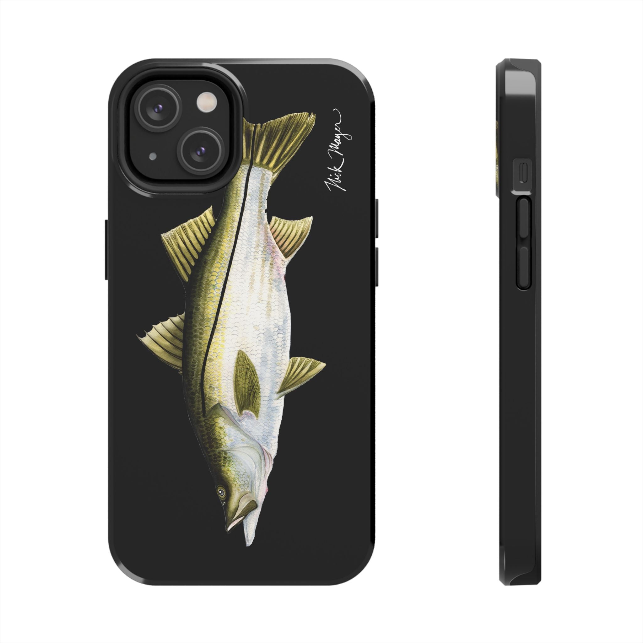 Snook Black Phone Case (iPhone)