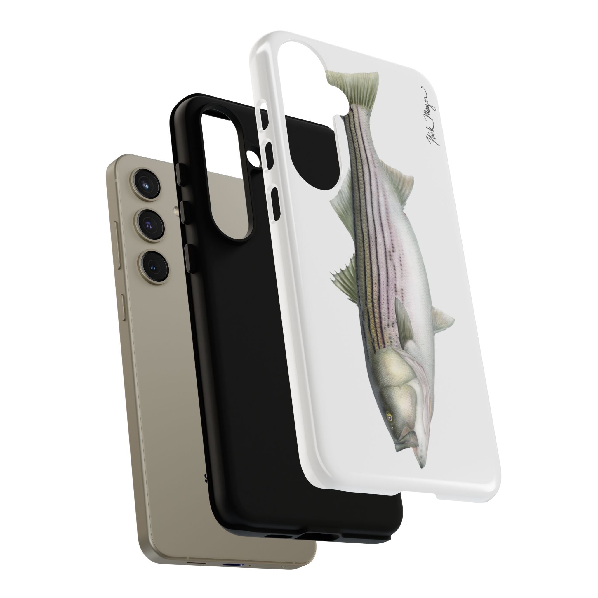 30 lb Striper White Phone Case (Samsung)