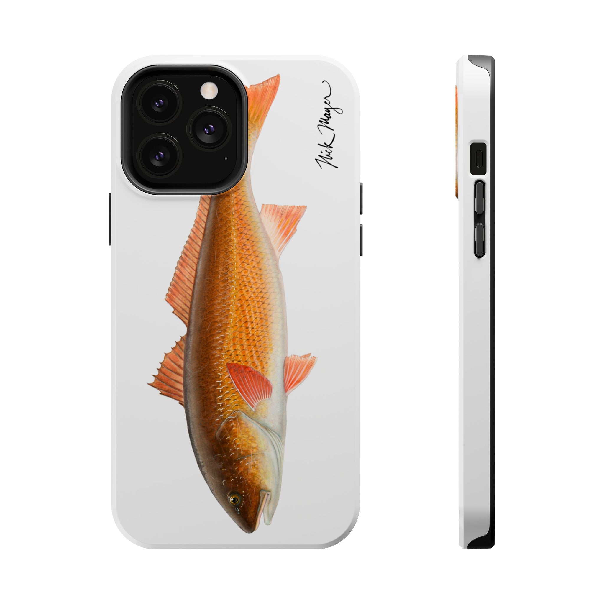 Redfish MagSafe White iPhone Case