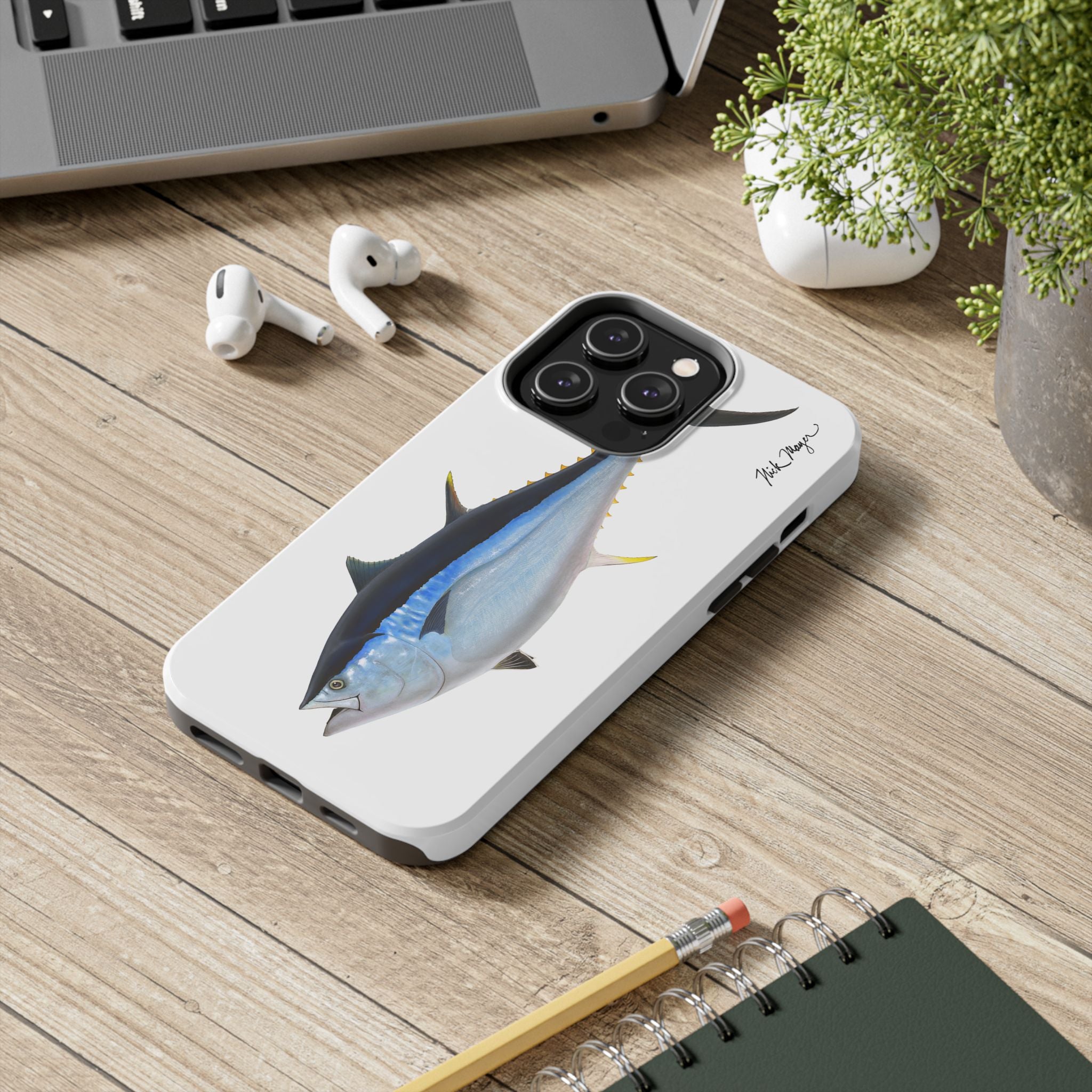 Giant Bluefin II White Phone Case (iPhone)