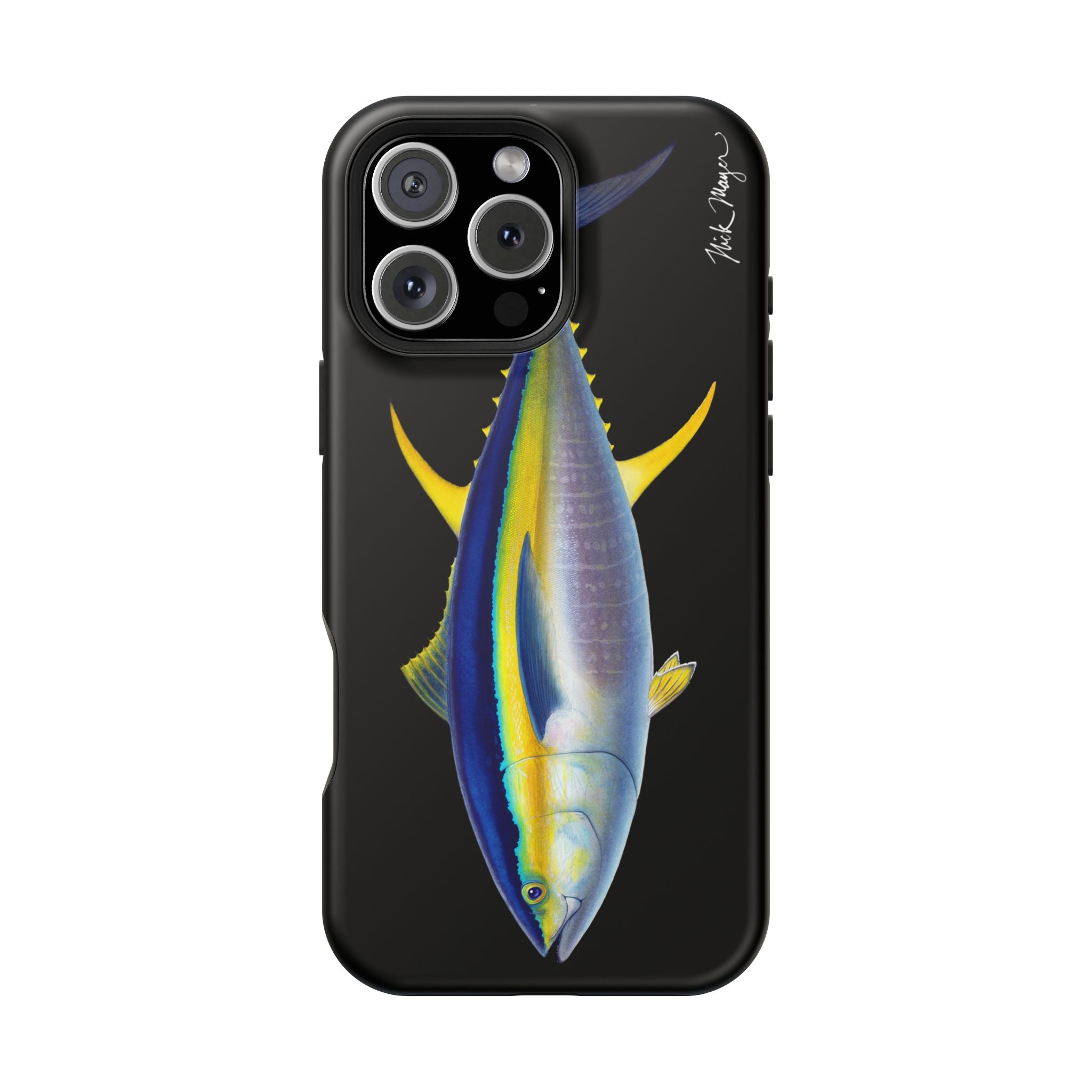 Yellowfin Tuna MagSafe Black iPhone Case