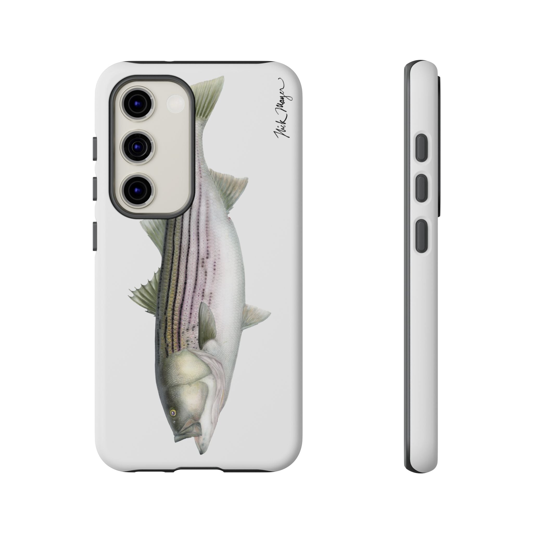 30 lb Striper White Phone Case (Samsung)