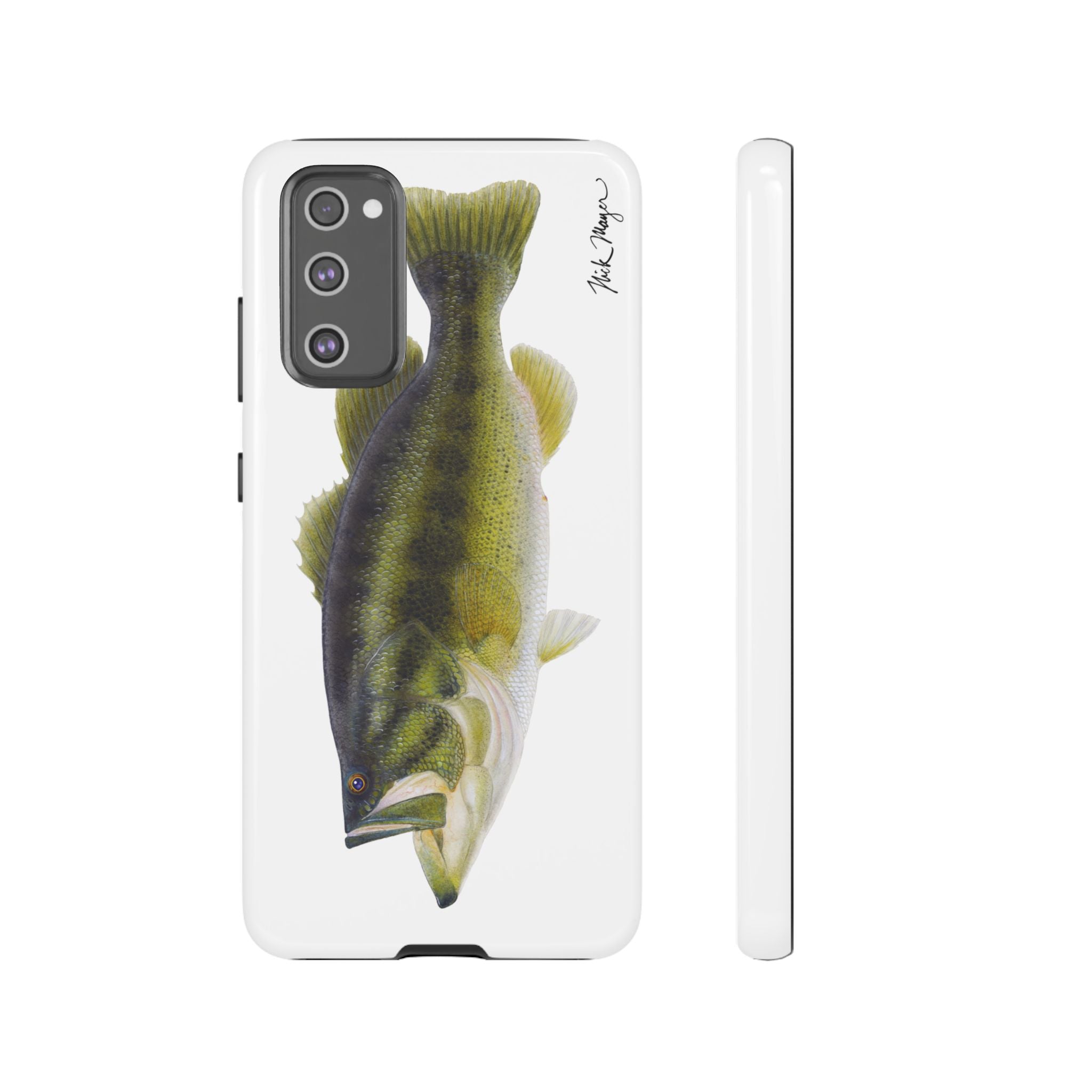 Largemouth Bass White Phone Case (Samsung)