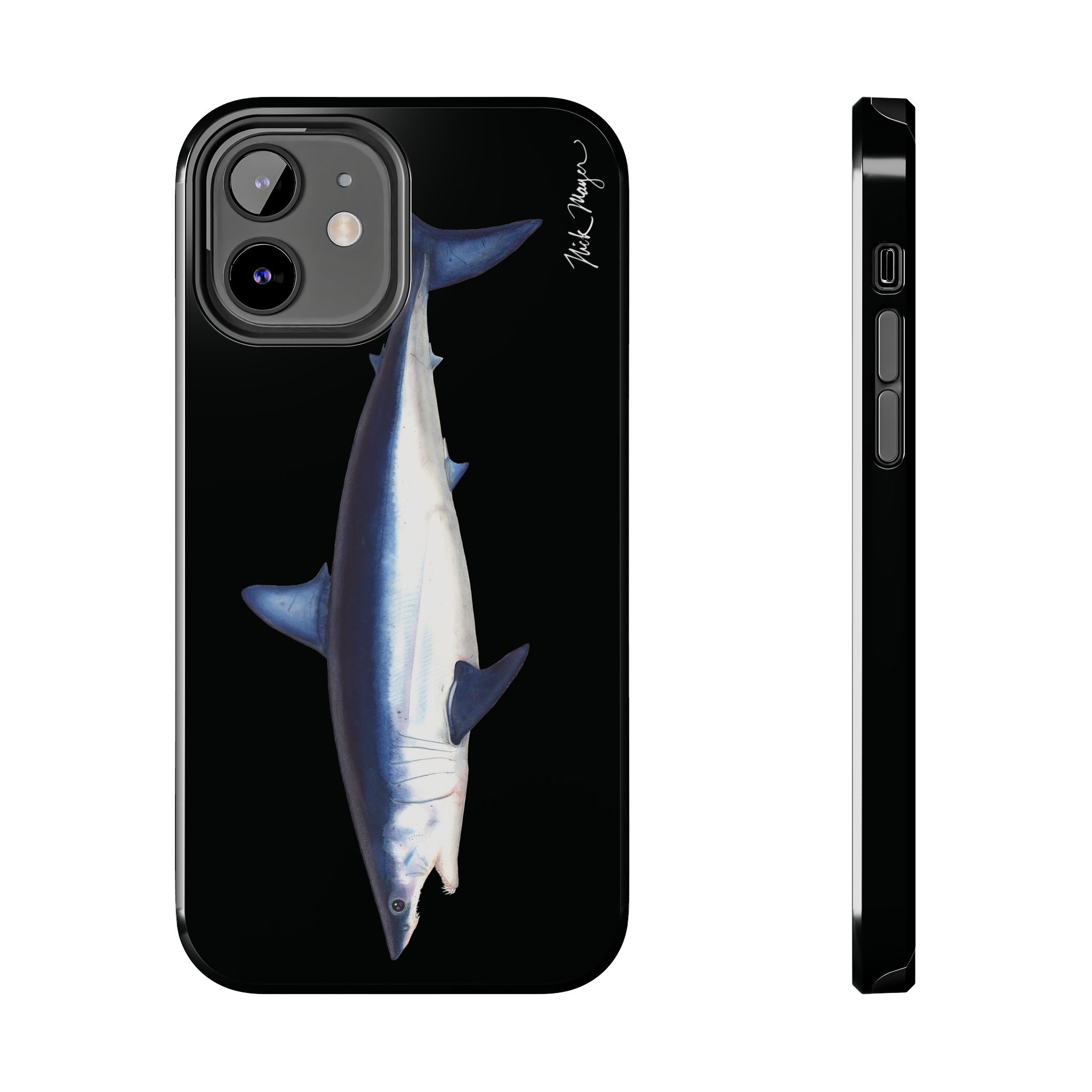 Mako Shark Black iPhone Case