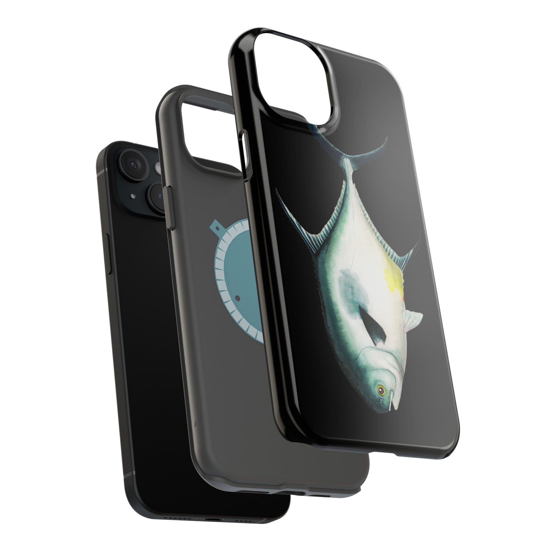 Atlantic Permit Magsage Black iPhone Case