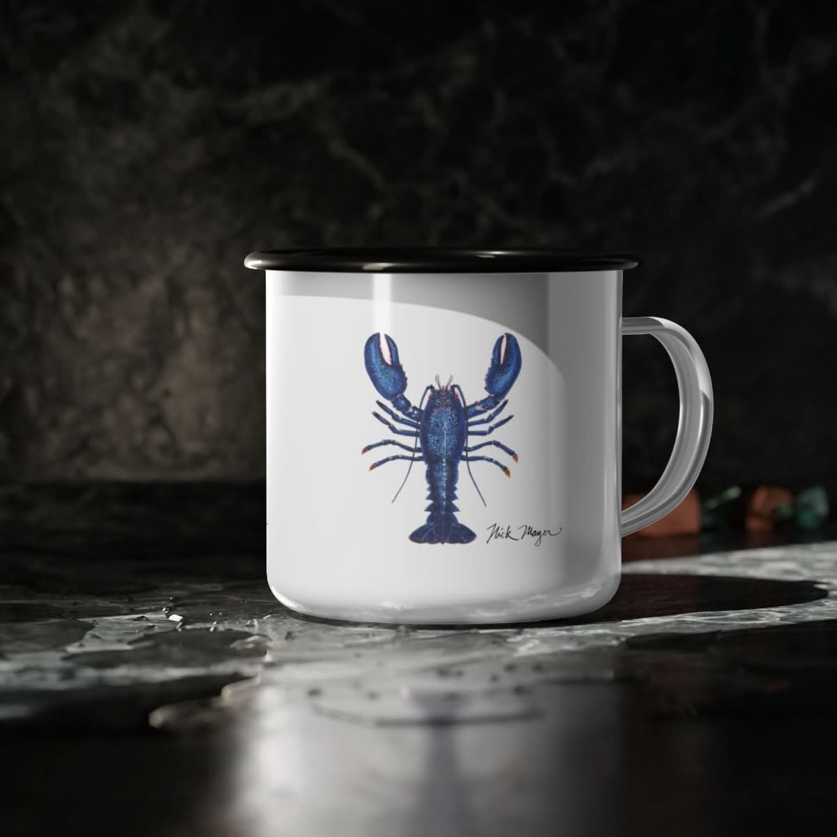 Blue Lobster Mini Camp Mug