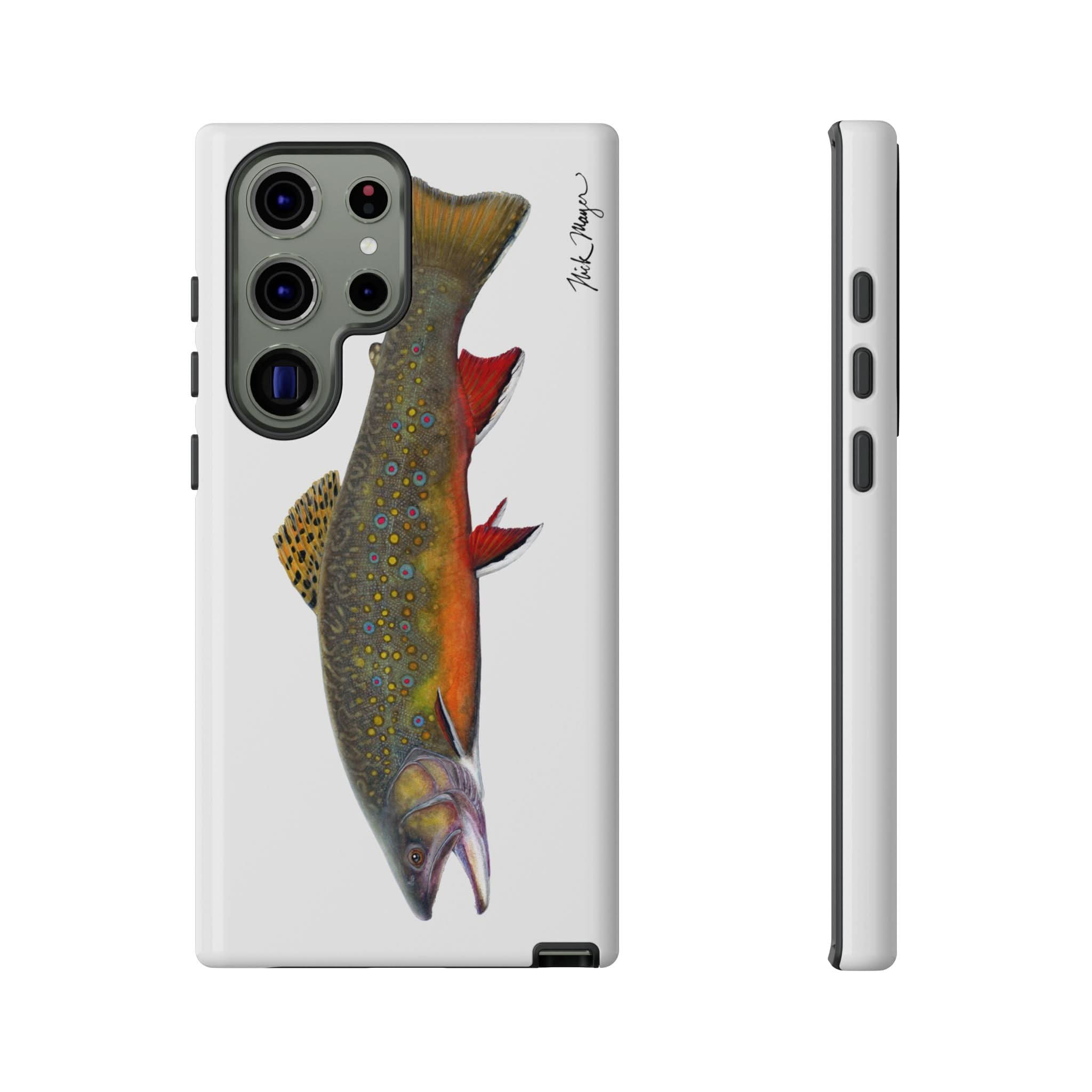 Brook Trout White Phone Case (Samsung)