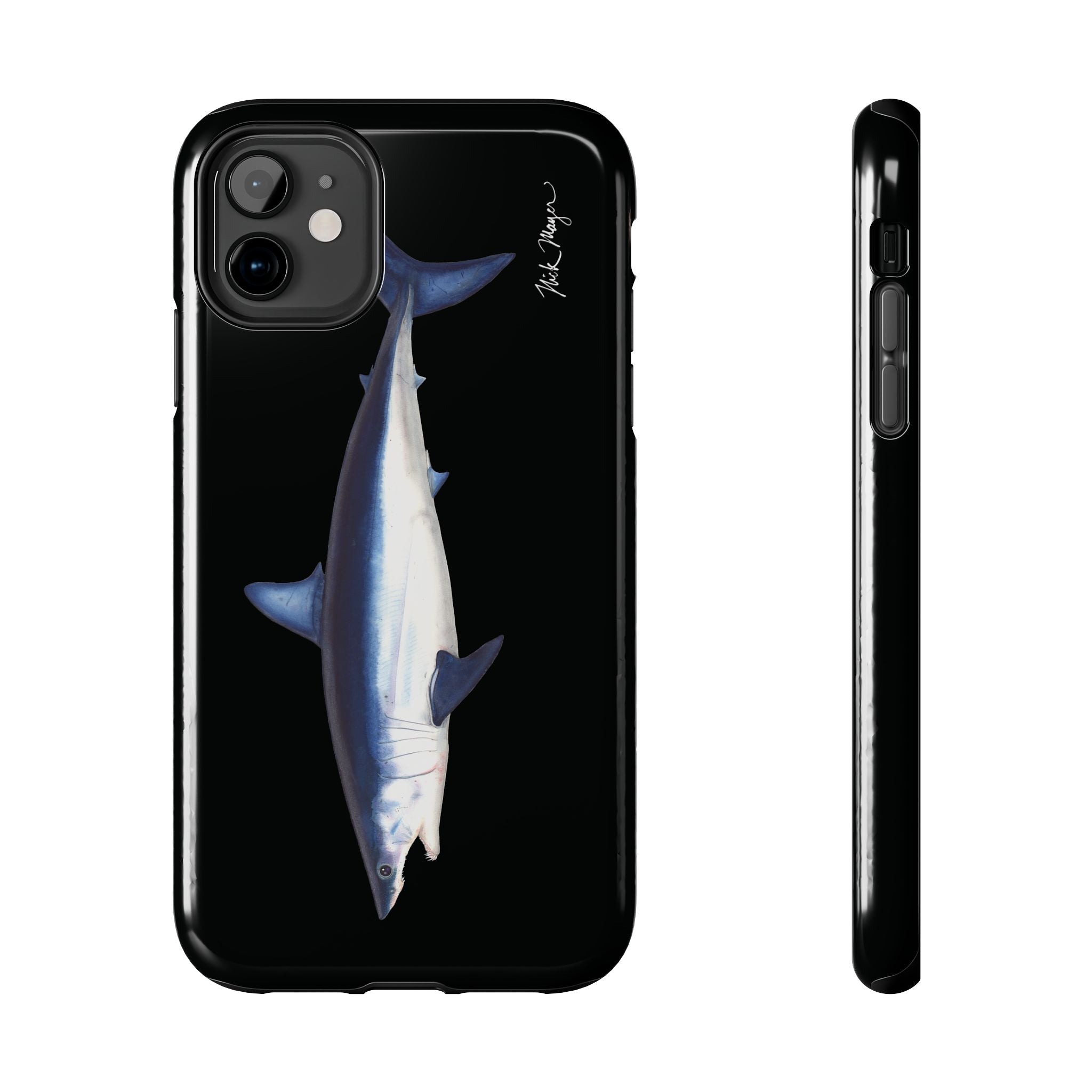 Mako Shark Black iPhone Case